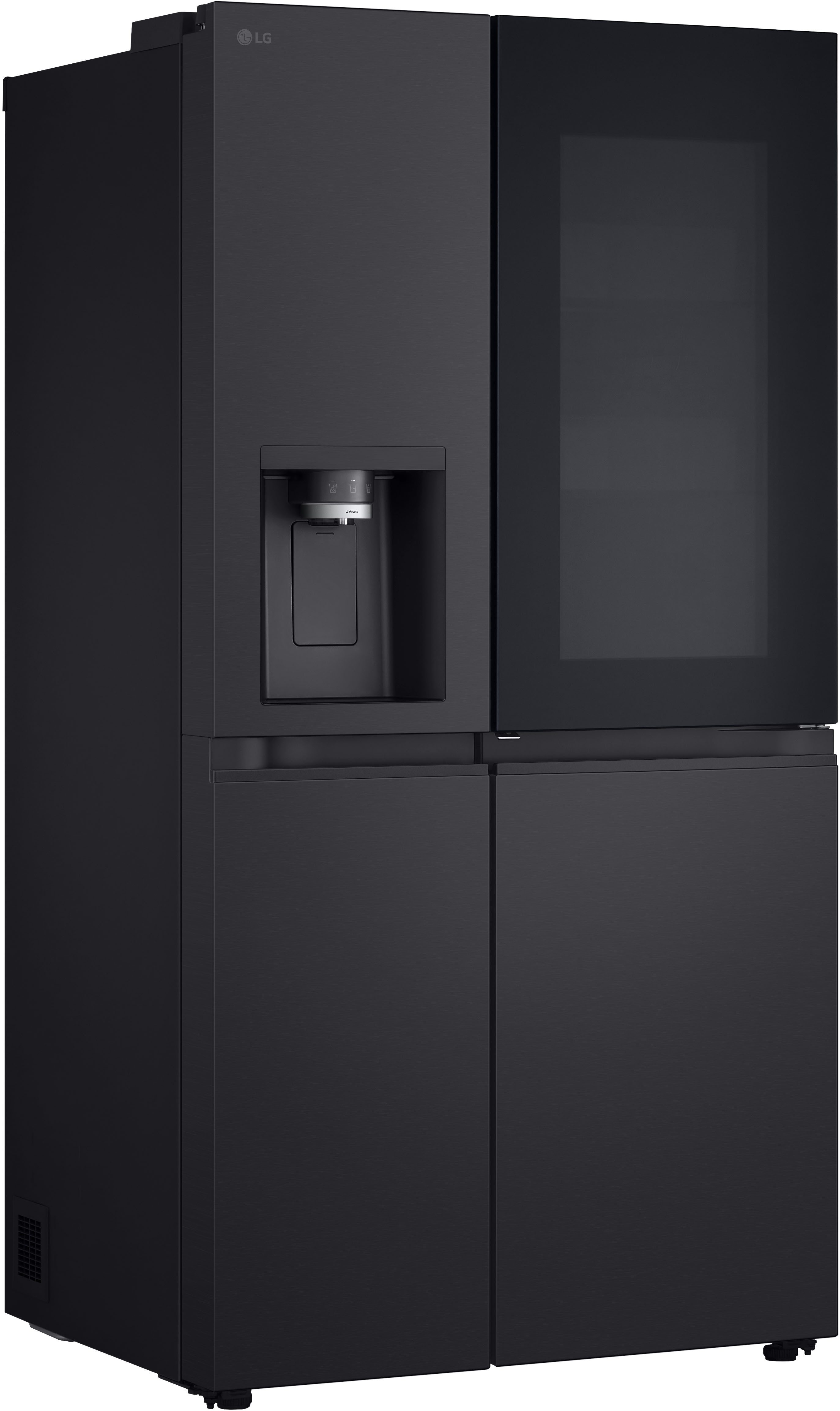 Valentinstagsgeschenk LG Side-by-Side GSXE81EVBD, 179 cm hoch, 91,3 cm breit, schwarz, Front: schwarz anthrazit