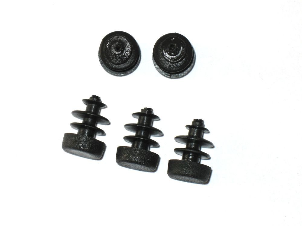 Walter Bethke GmbH & Co. KG Anhänger 50 x Lamellenstopfen Rundrohrstopfen Ø 10 mm (Außen) Stopfen SCHWARZ
