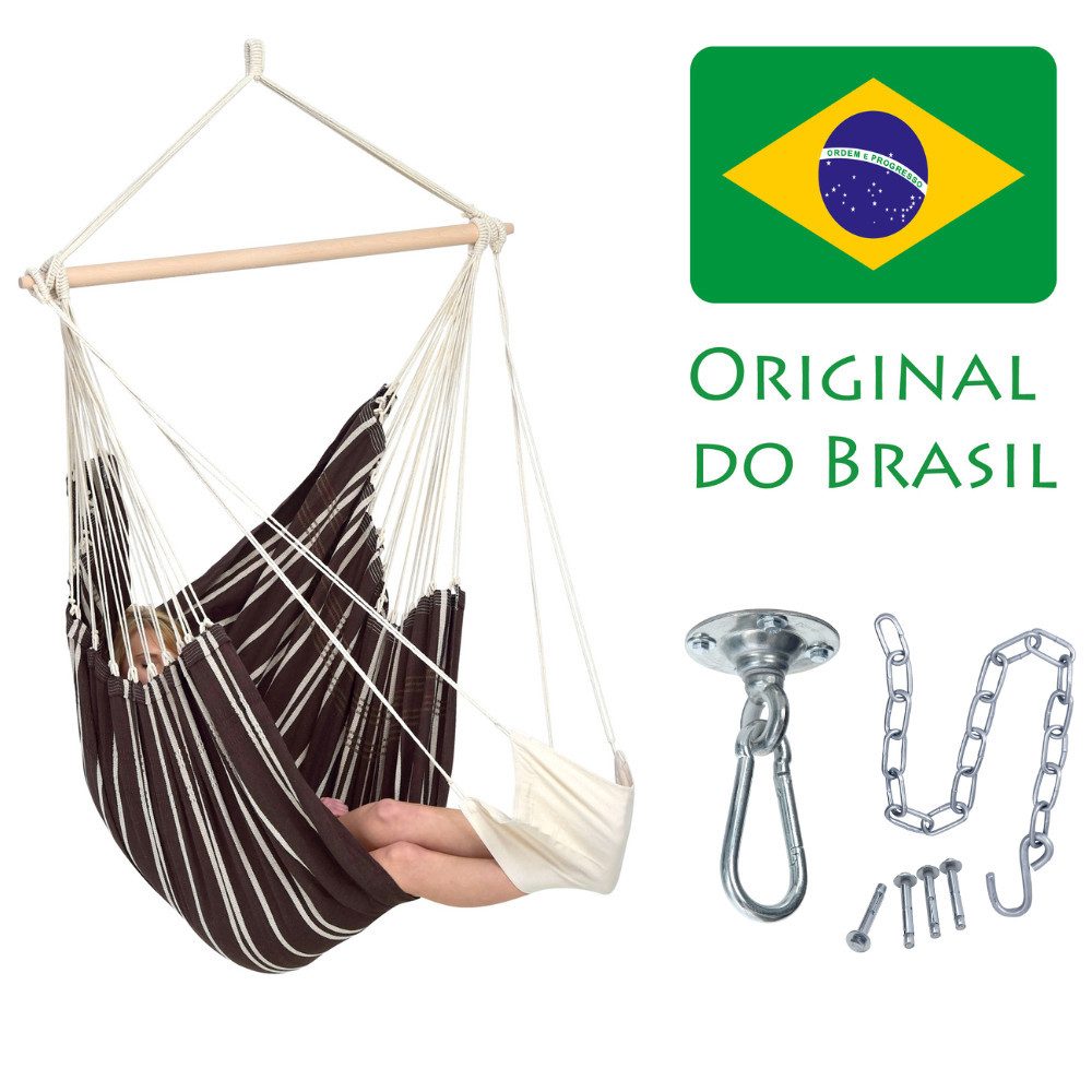 Amazonas Hängesessel Set Brasil mit Deckenhaken günstig online kaufen