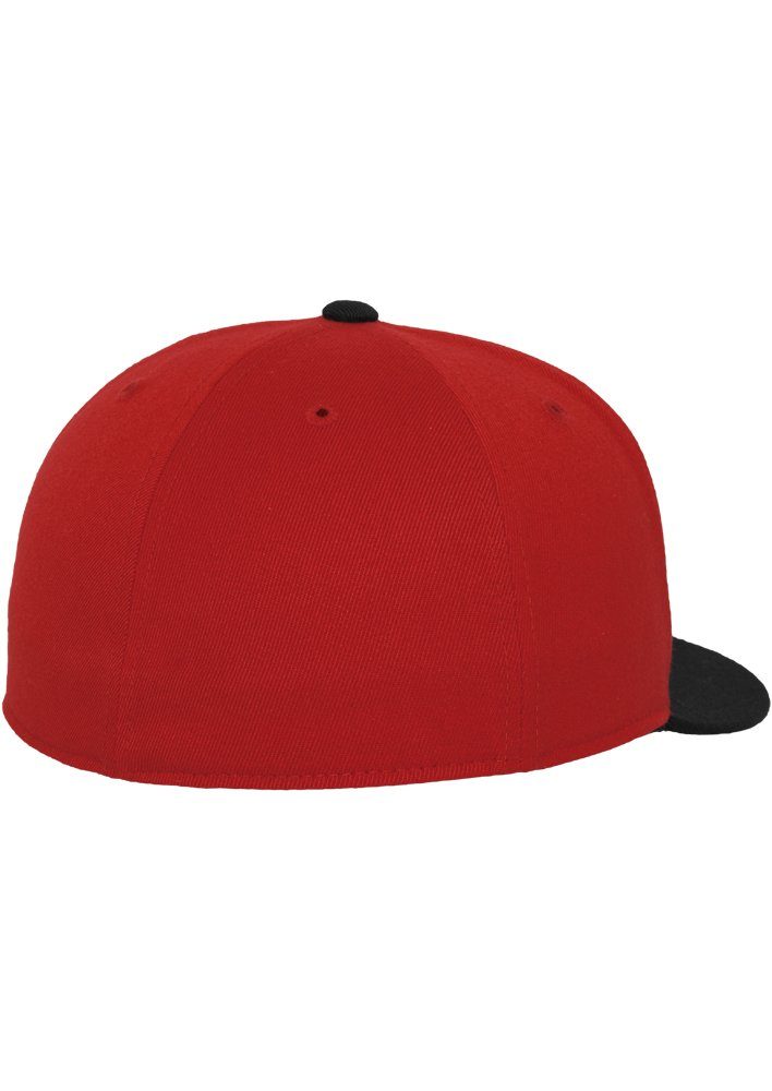 Premium 2-Tone Cap Flexfit Fitted red/black Flex Accessoires 210