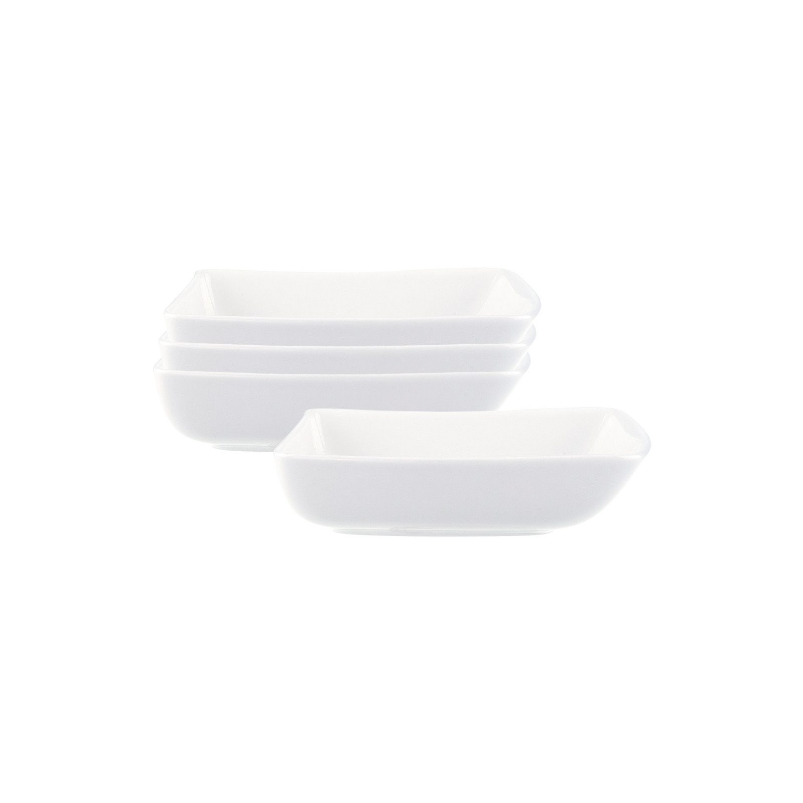 Villeroy & Boch Schale NewWave Schälchen 12 x 12 cm 4er Set, Porzellan, (4x Schale, 4-tlg)