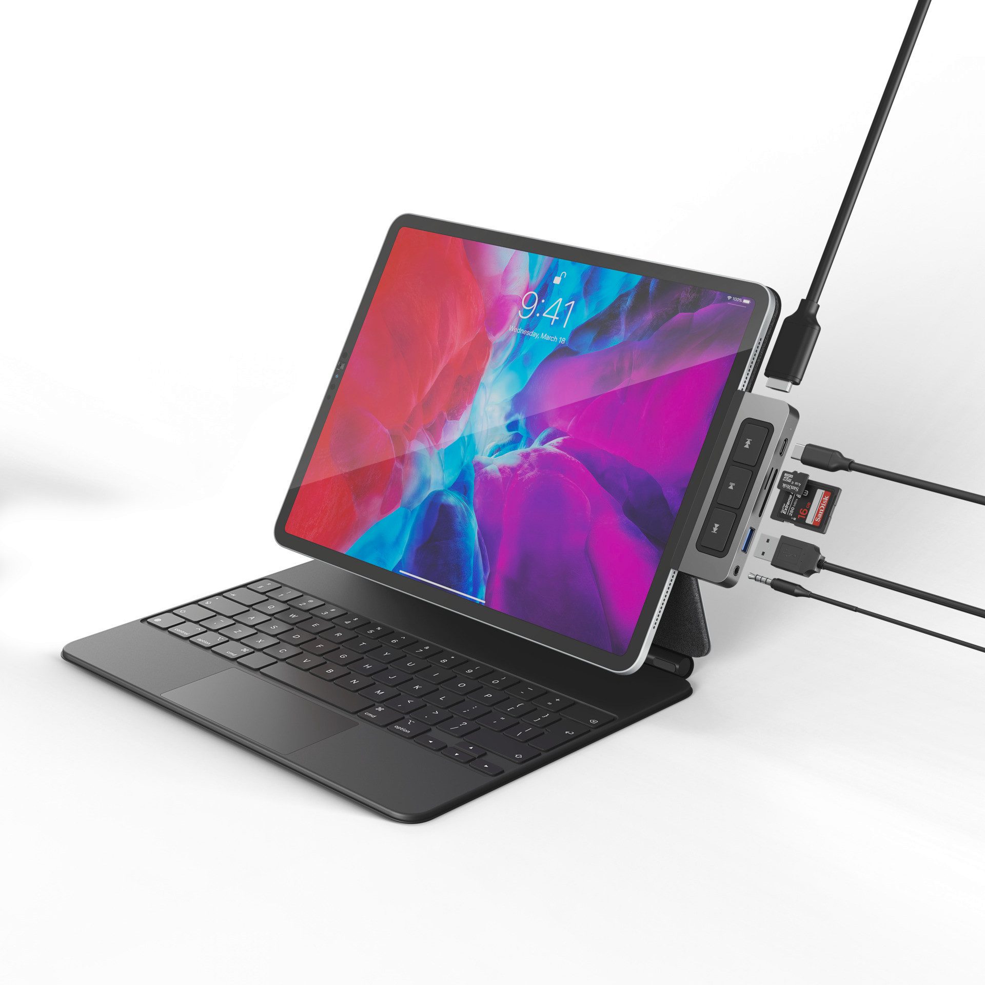 Targus Laptop-Dockingstation HyperDrive 6-in-1 USB-C Media Hub