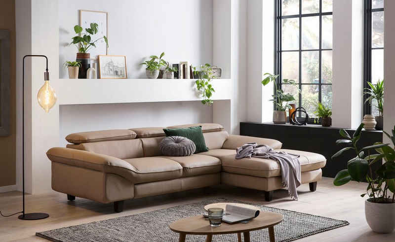 Home affaire Ecksofa Pilot, wahlweise mit Bettfunktion und Bettkasten