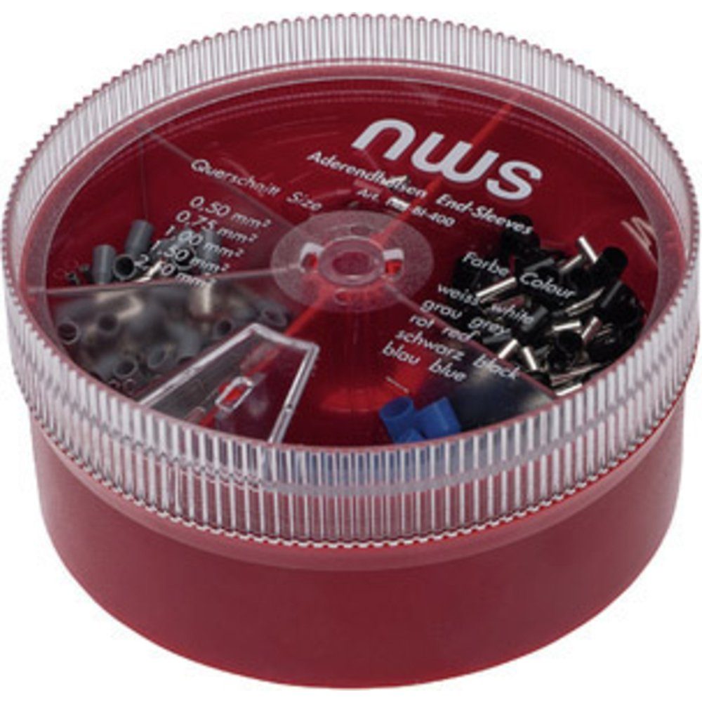NWS Aderendhülsen NWS 144-BI-400 Aderendhülsen-Меню 0.5 mm², 0.75 mm², 1 mm², 1.5 m, 144-BI-400
