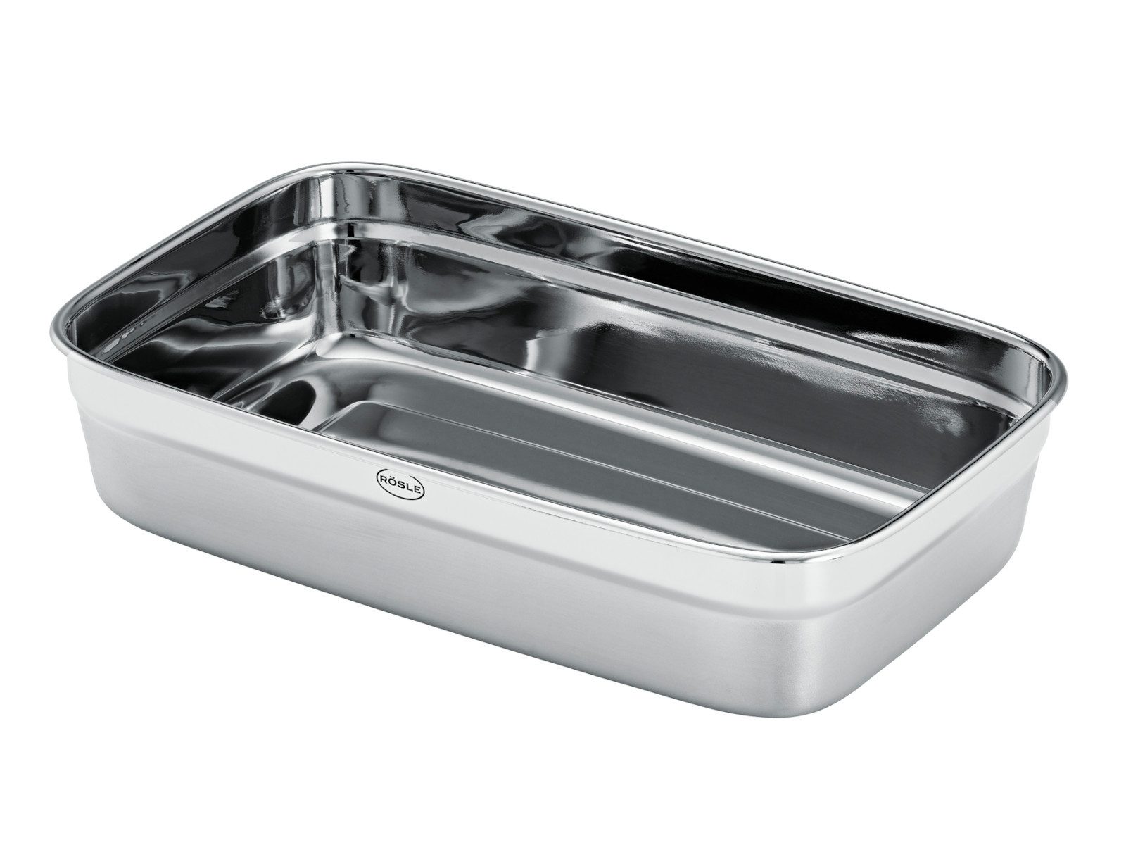 RÖSLE Vorratsdose FLEXX 2GO Dose eckig 26x16,2x5,8cm 1,5l, Edelstahl 18/10