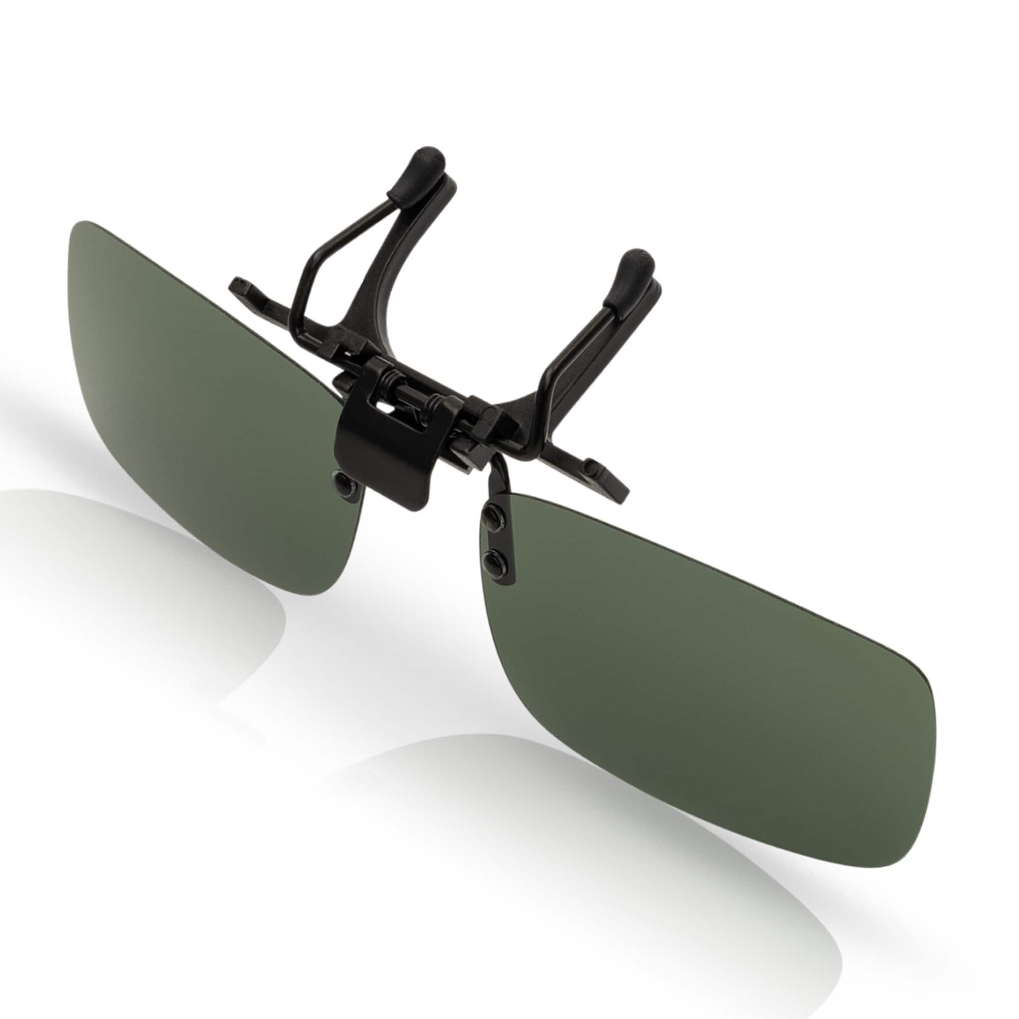mit Aufsatz polarisierten On (1-St) Grau Linsen BEZLIT Eyewear Clip Polarisiert Sonnenbrille Brillen