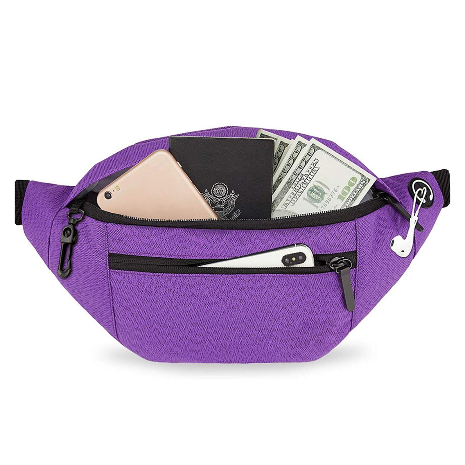 Blusmart Umhängetasche Große Umhängetasche,Tragbare Crossbody Bag,Brusttasche, Schultertasche purple