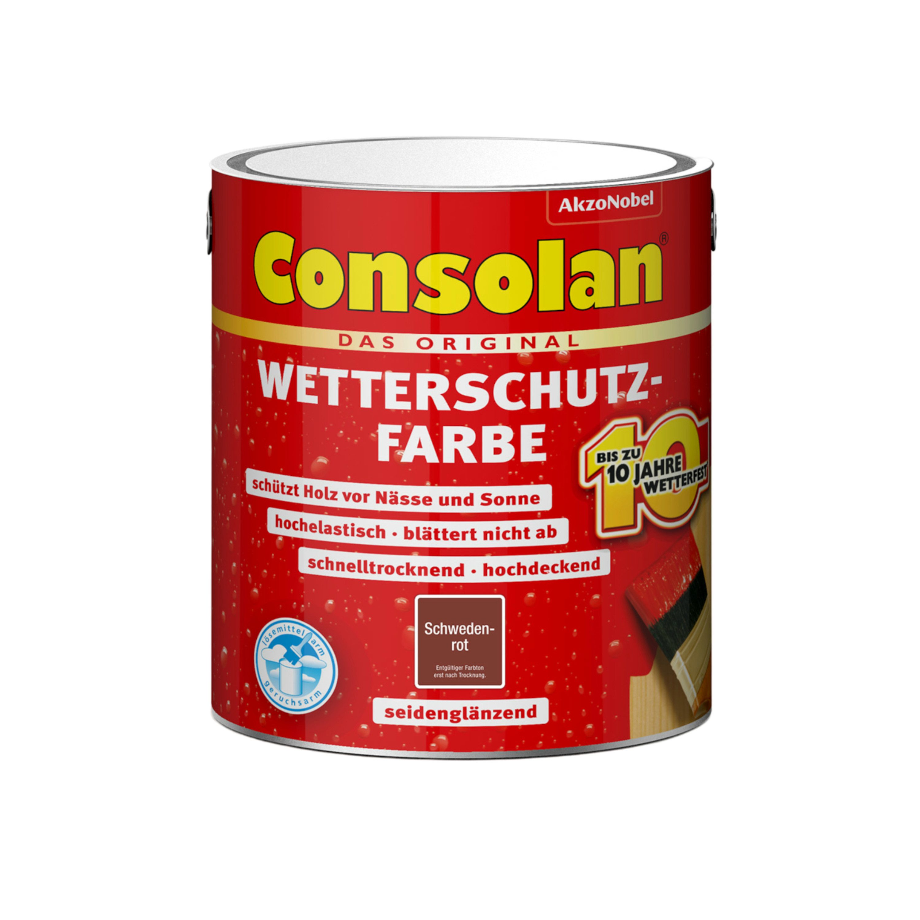 Consolan  Wetterschutzfarbe Consolan Wetterschutzfarbe 2,5 l