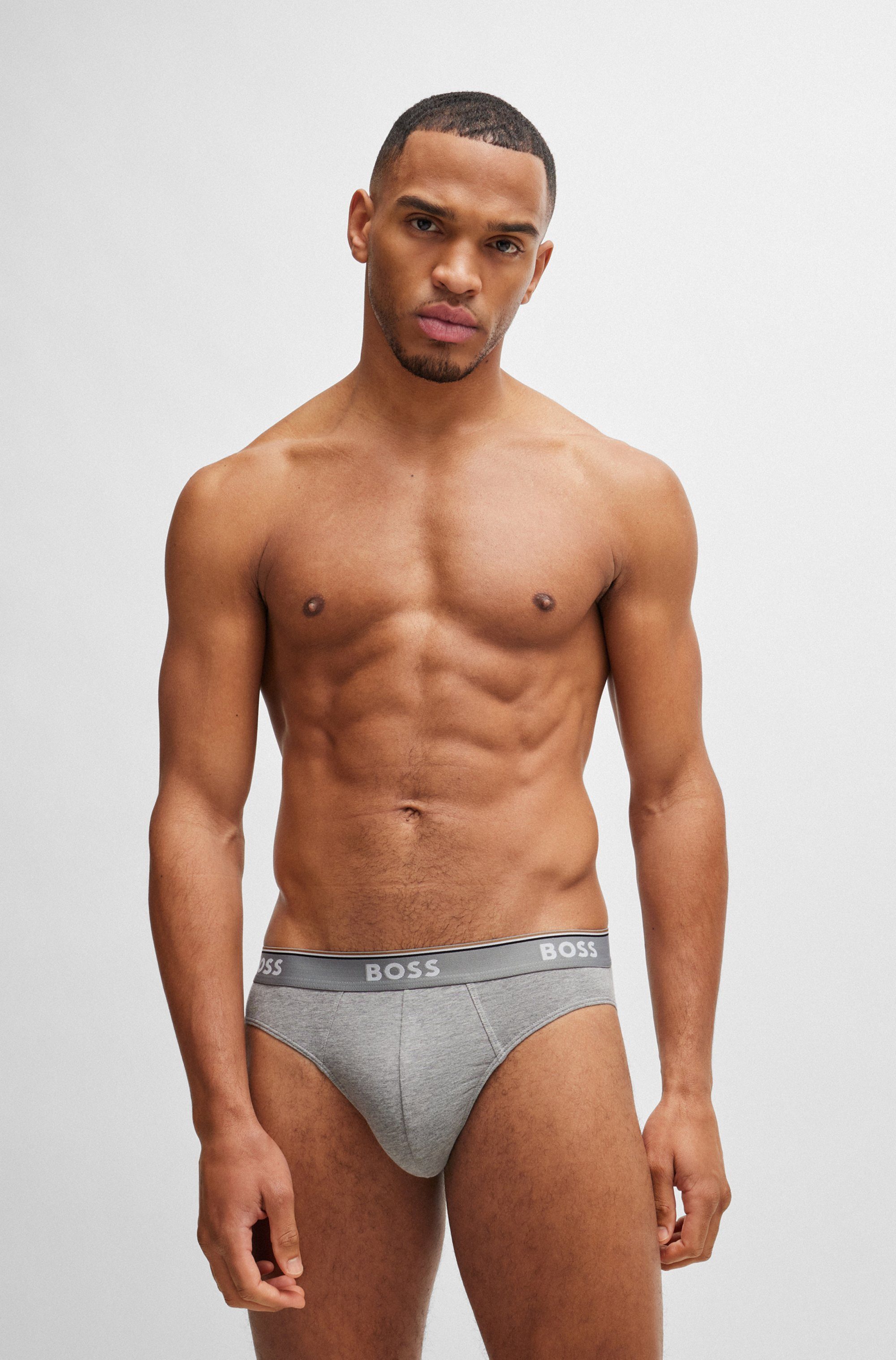 BOSS Slip (Packung, 3er-Pack) mit Logo Webbund günstig online kaufen