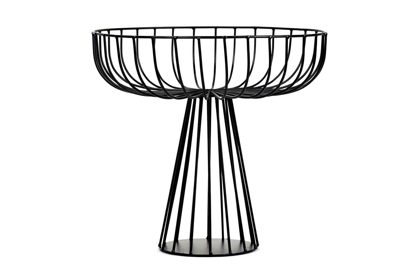 Serax Schüssel Obstschale Catu Metall schwarz H 28