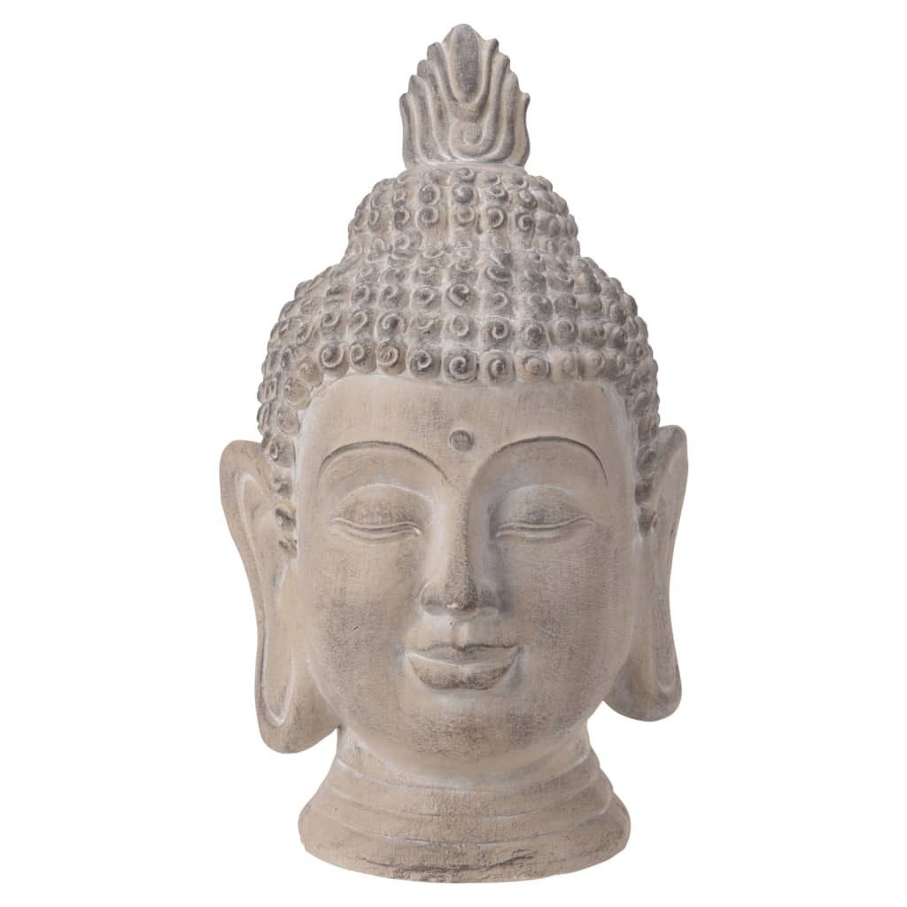 Progarden Skulptur Buddha-Kopf Dekoration 23x22x45 cm