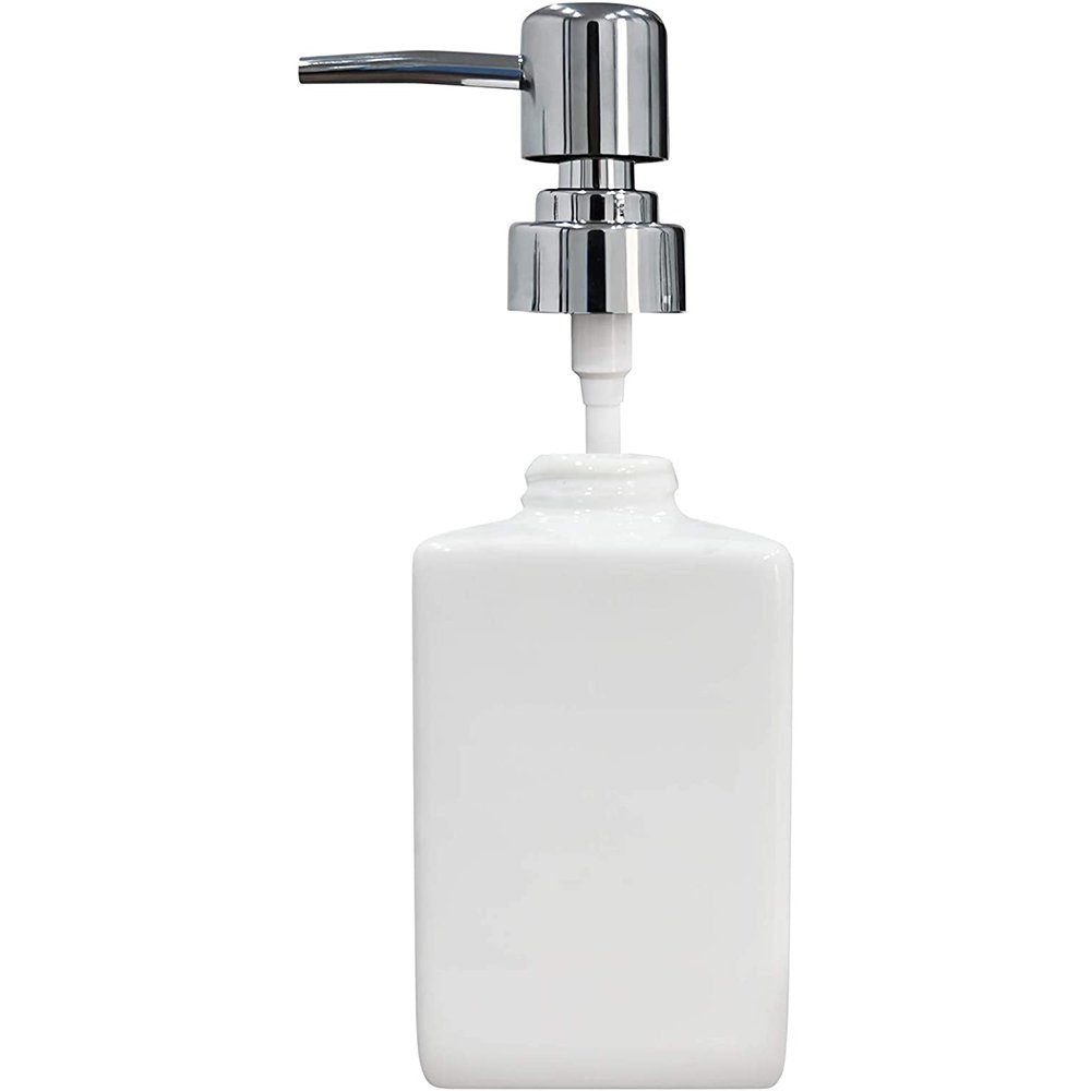 Seifenspender Seifenspender, Bad TUABUR Weiß und 320 Kanister quadratischer ml für Küche