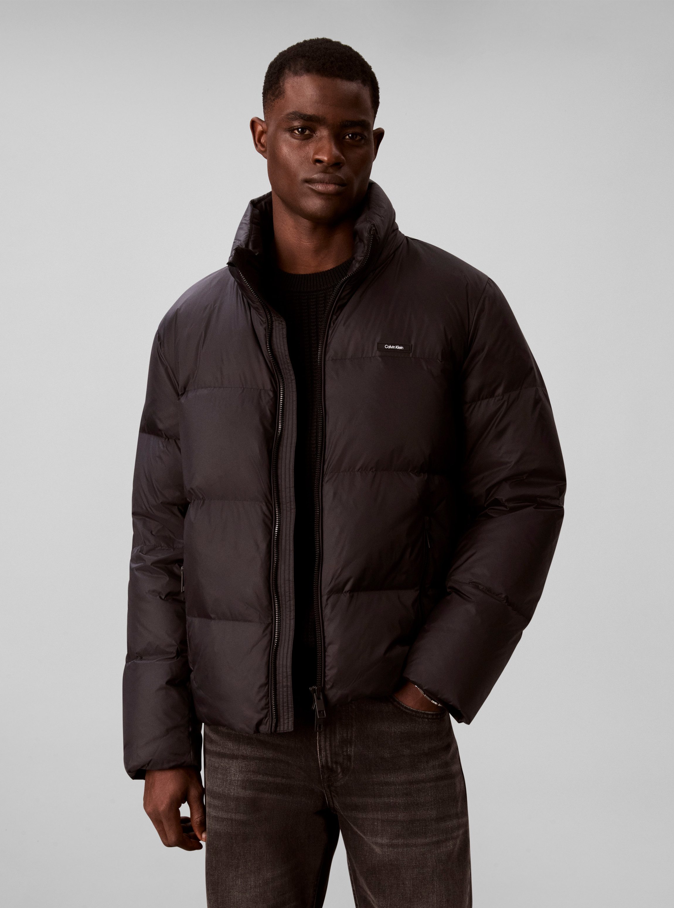 Calvin Klein Steppjacke NYLON DOWN PUFFER Regular fit mit Stehkragen