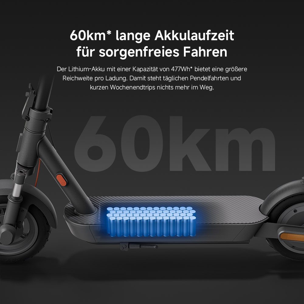 Xiaomi E-Scooter Electric Scooter 5, 350 W, 20 km/h, Electric Scooter, mit Straßenzulassung, bis zu 60 km Reichweite