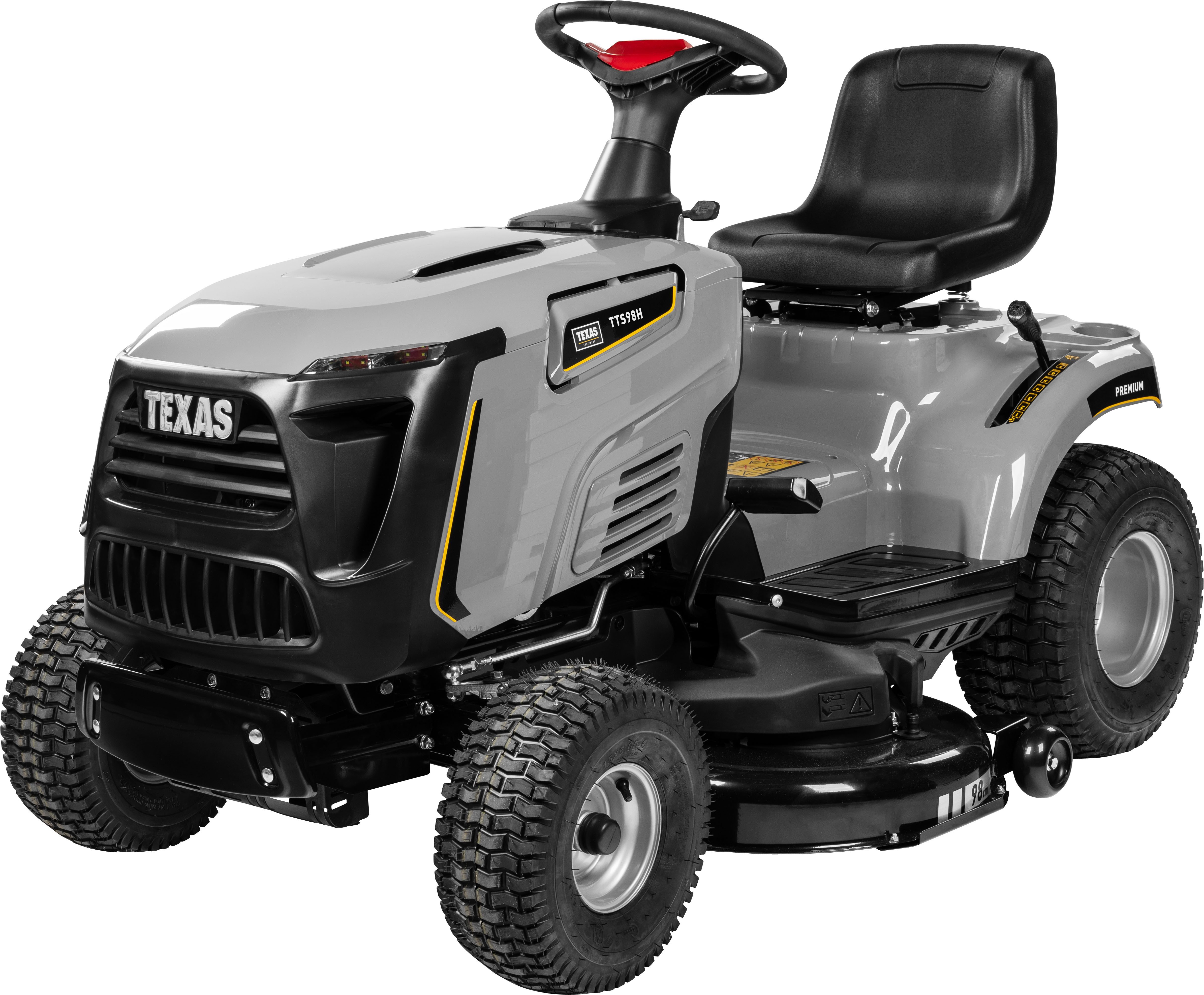 Texas Rasentraktor Premium TTS98H SET, 98 cm Schnittbreite, inkl. Anhänger