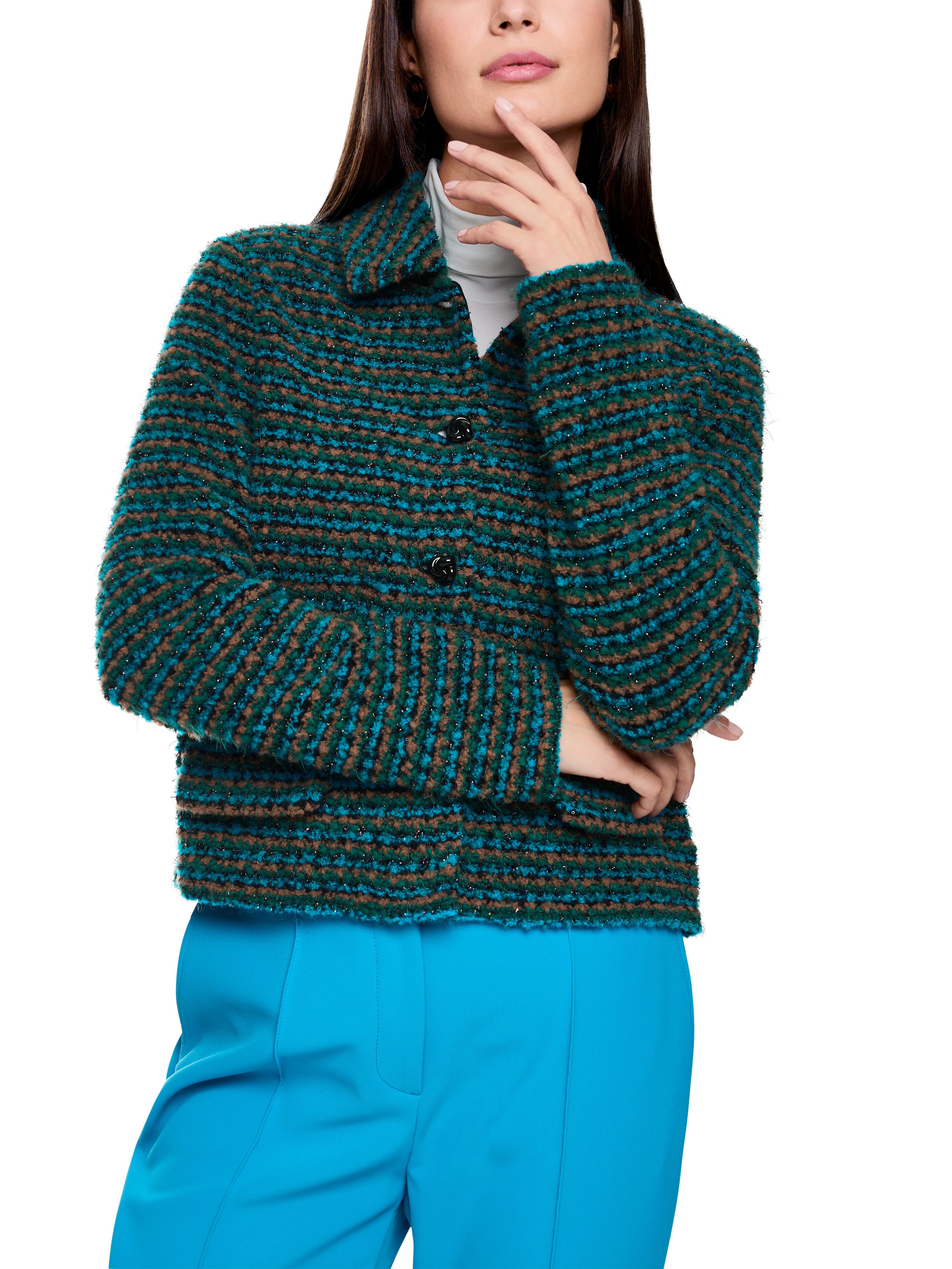 Marc Cain Cardigan Mystic Plumage Premium Damenmode mit Lurex, im Multicolo günstig online kaufen