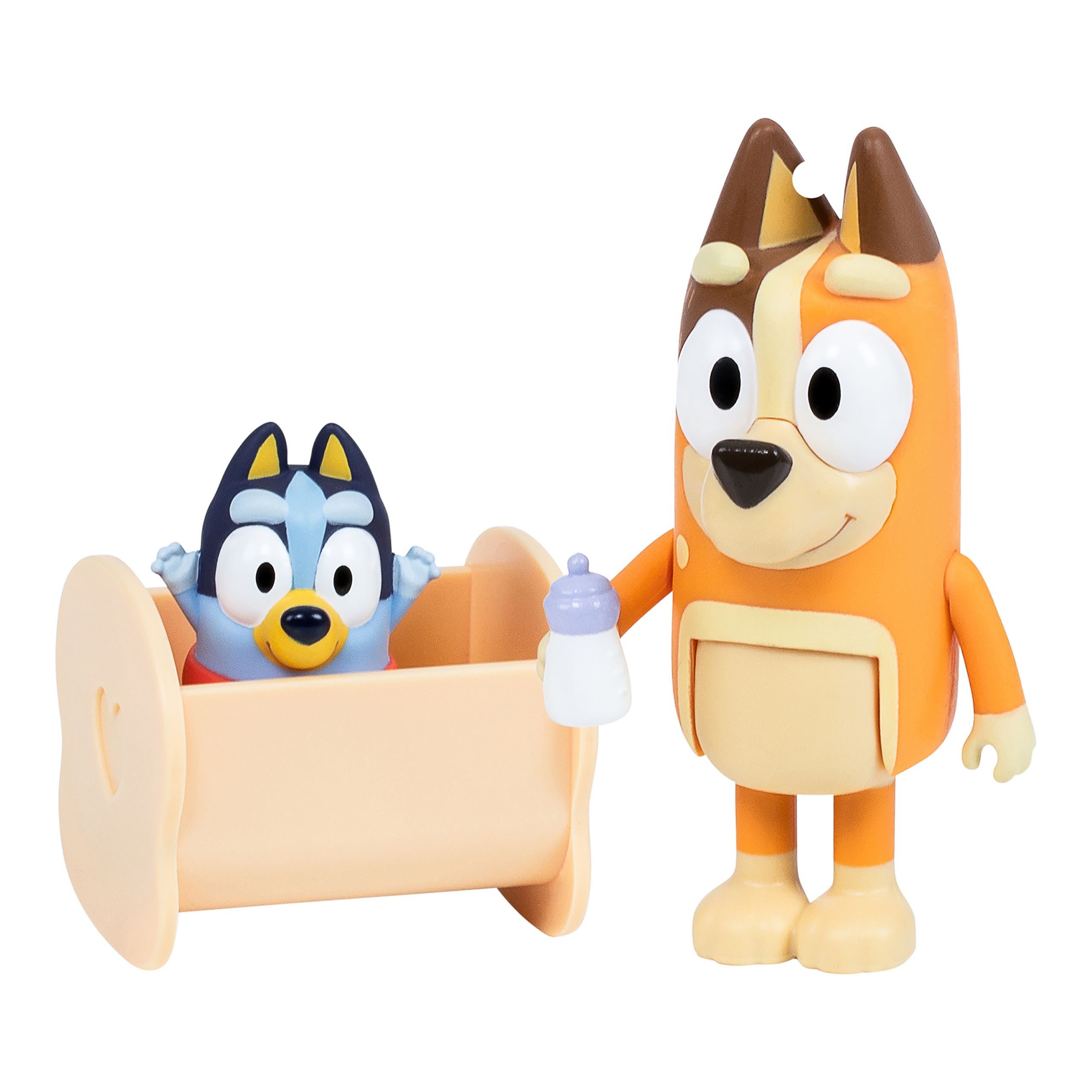 Bluey Spielfigur Bluey Figurensatz BABY BLUE und CHILLI, Kinder-Figuren 3+ BLU17616_