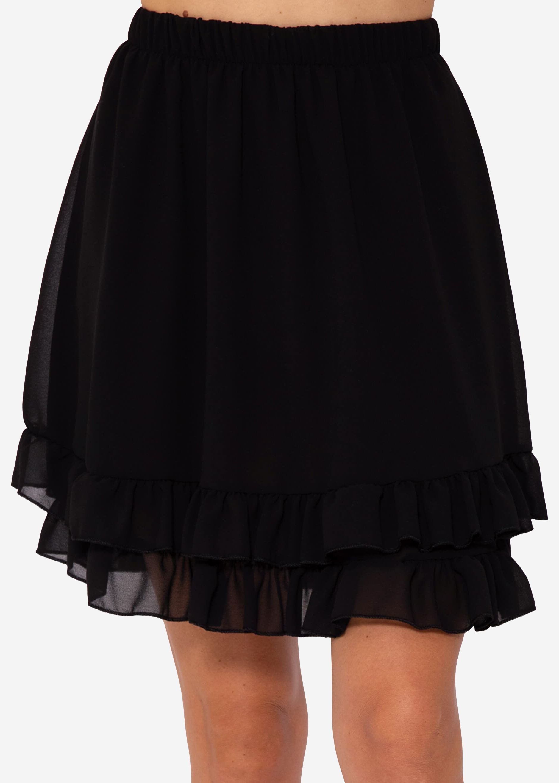 SASSYCLASSY Rüschenrock Rüschenrock Damen kurz in günstig online kaufen