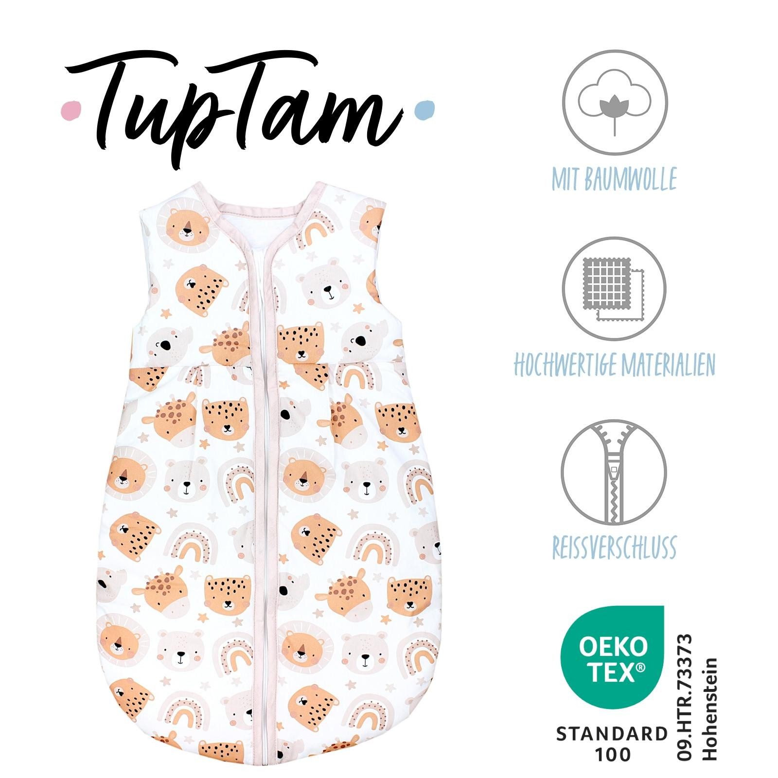 TupTam Babyschlafsack Babyschlafsack 2.5 TOG ärmellos wattiert