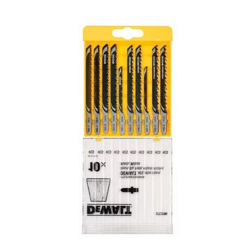 DeWalt Stichsägeblatt Stichsägeblaetter (Set, 10-St), Gerade- & Kurvenschnitte