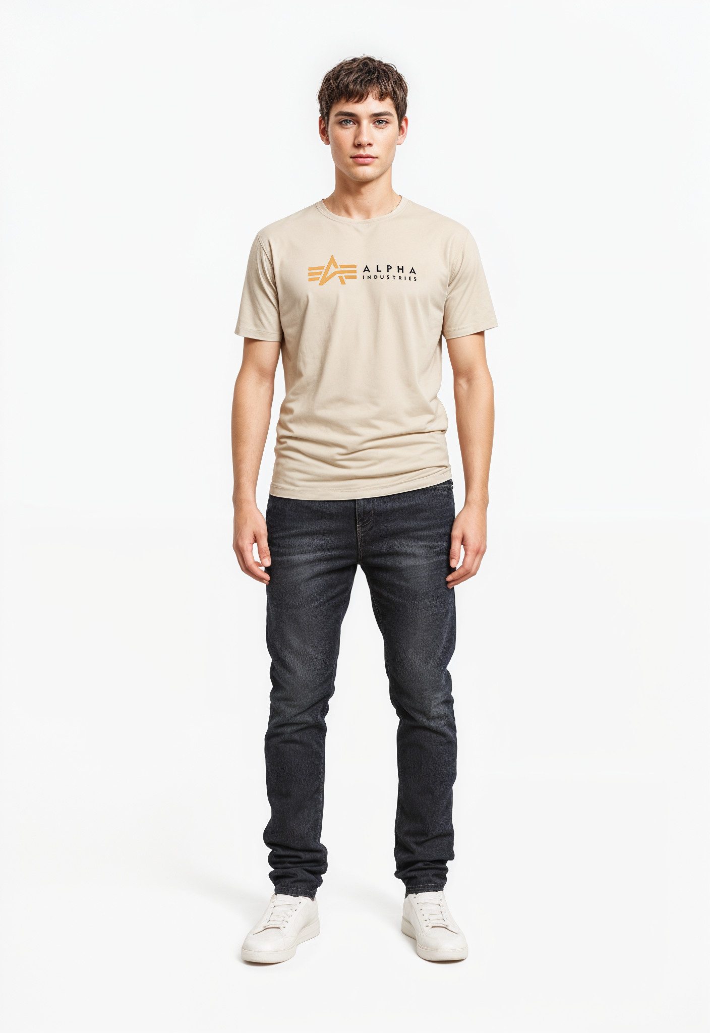 Alpha Industries Kurzarmshirt Alpha Label T günstig online kaufen