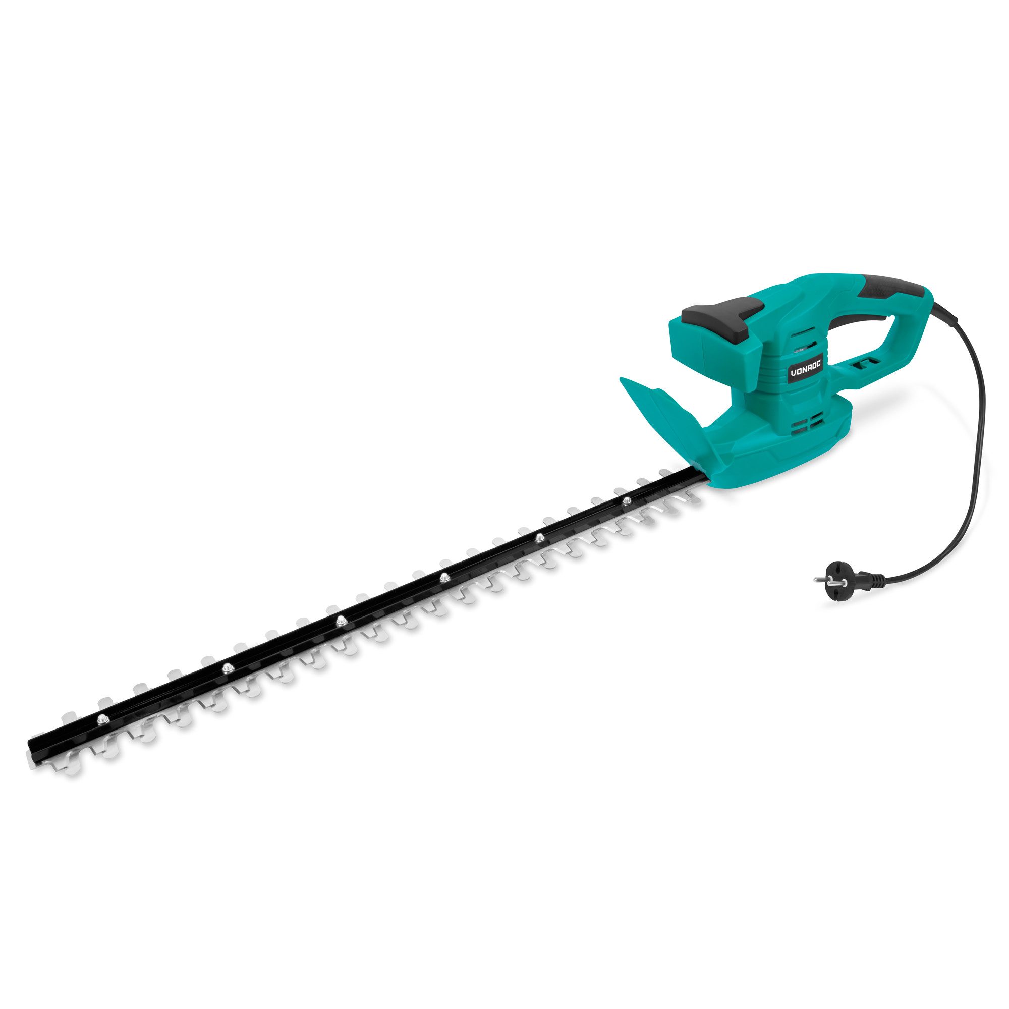 VONROC Elektro-Heckenschere bis Ø 16 mm - Elektrische Heckenschere mit Ergonomischem griff, - 550W mit einer 55cm Klingenlänge