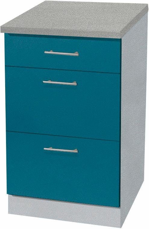 wiho Küchen Unterschrank "Kiel", 50 cm breit, Tiefe 60 cm, mit 2 großen Aus günstig online kaufen