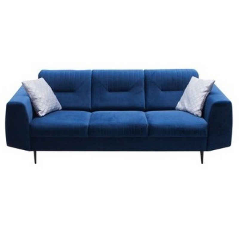 MOEBLO Sofa Treviso, Sofa ohne Schlaffunktion, Modernes Sofa, Kleines Sofa,Sofa im Wohnzimmer Sofa 3-Sitzer, (BxHxT):230x91x85 cm