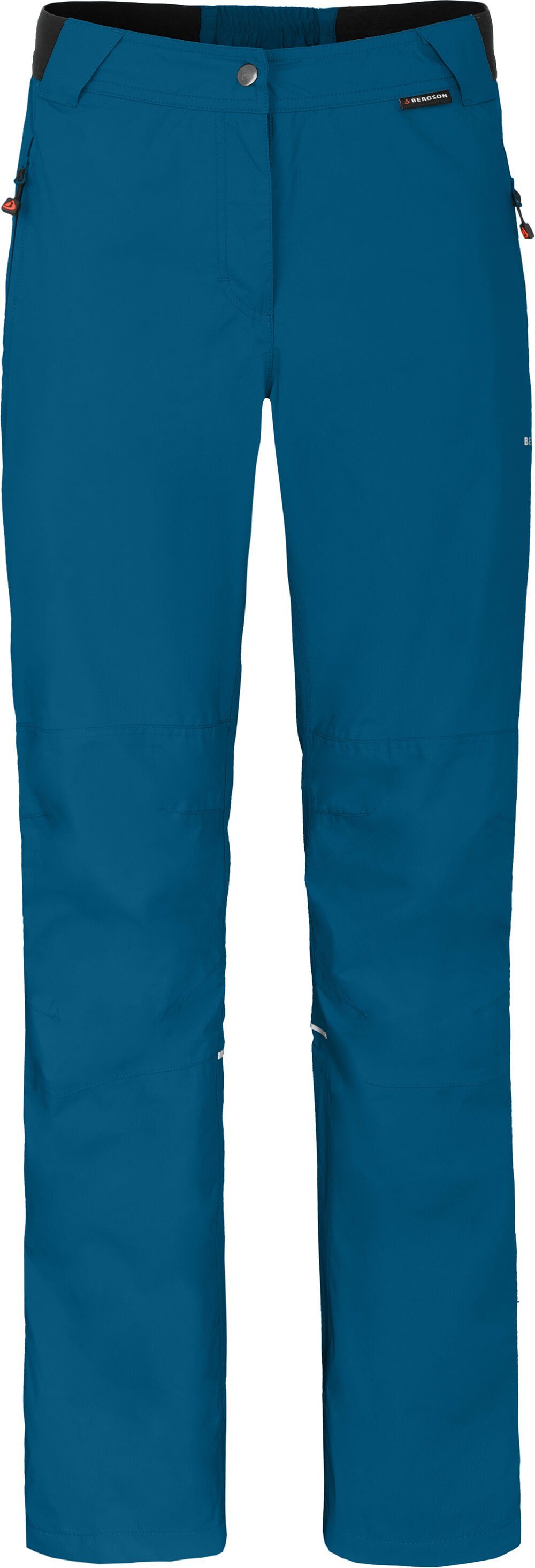Bergson Regenhose Wassersäule, blau Saphir LYNDE COMFORT Damen Regenhose, Netzfutter, mm Normalgrößen, 12000