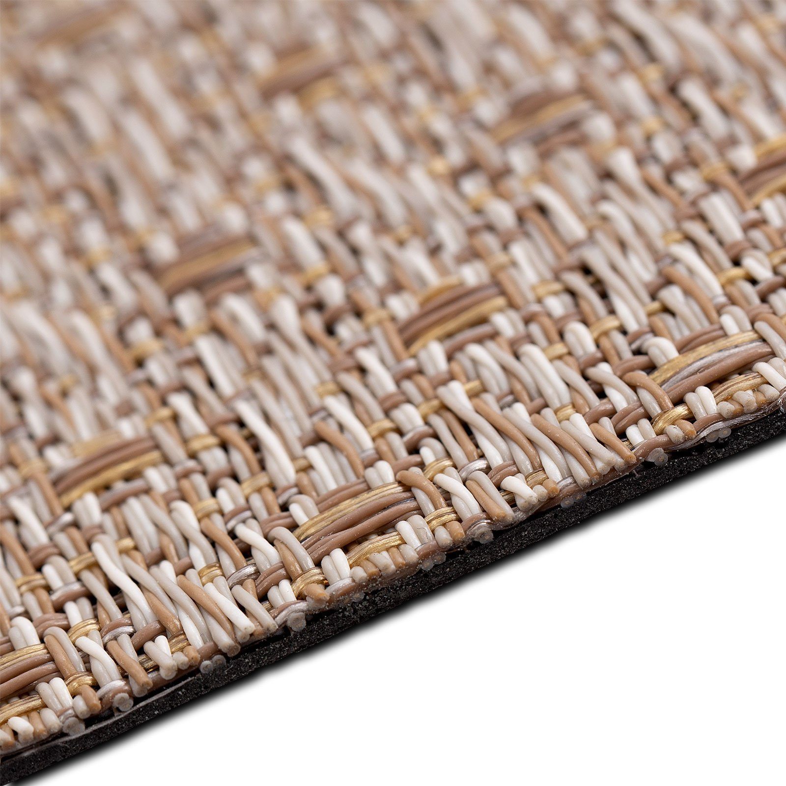 casa pura Badematte Lecce, Badteppich erhältlich in 5 Größen, für Fußbodenheizung geeignet, Rutschfest und strapazierfähig, Vinyl, rechteckig, Vinyl, wasserundurchlässig