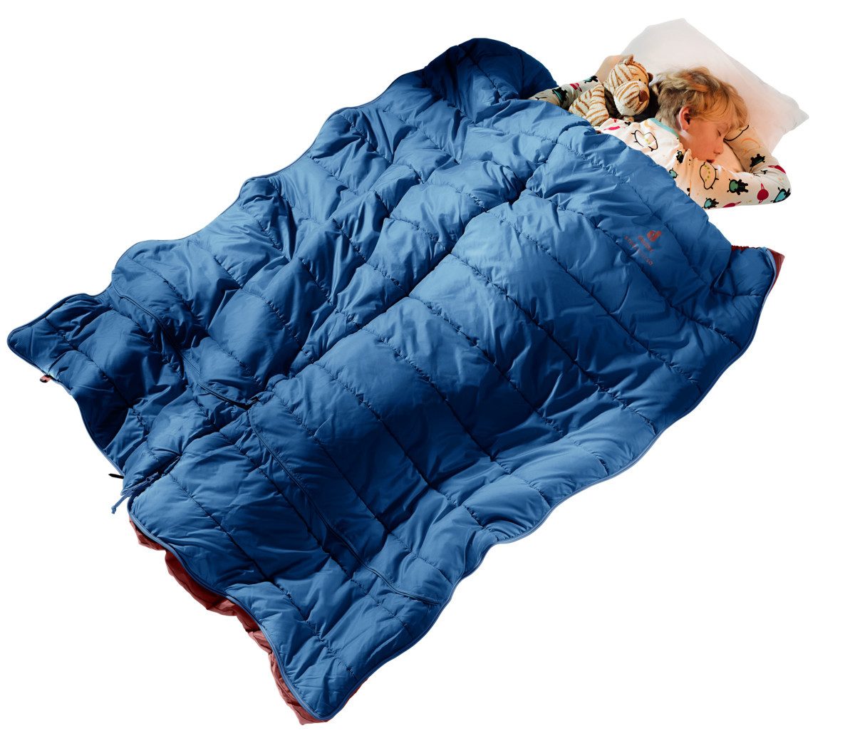 deuter Expeditionsschlafsack Starlight SQ NIGHTBLUE-REDWOOD