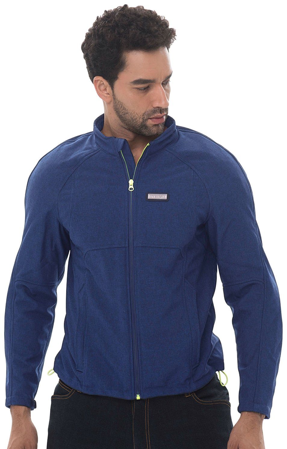 Schutzkleidung Motorradjacke NERVE Vigor blau