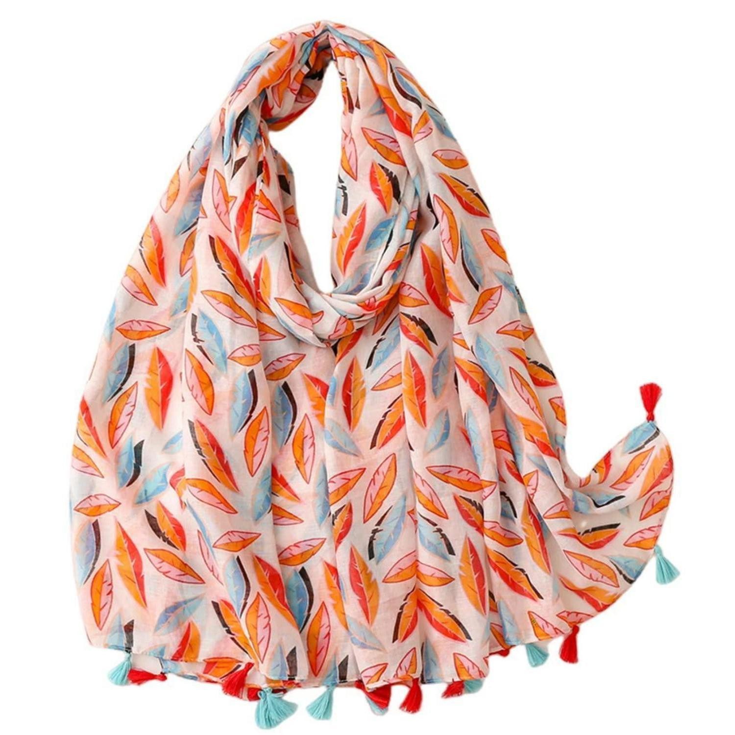 LuxusKollektion XXL-Schal Schal Damen Oversize mit Fransen 180x90cm, (1-St)