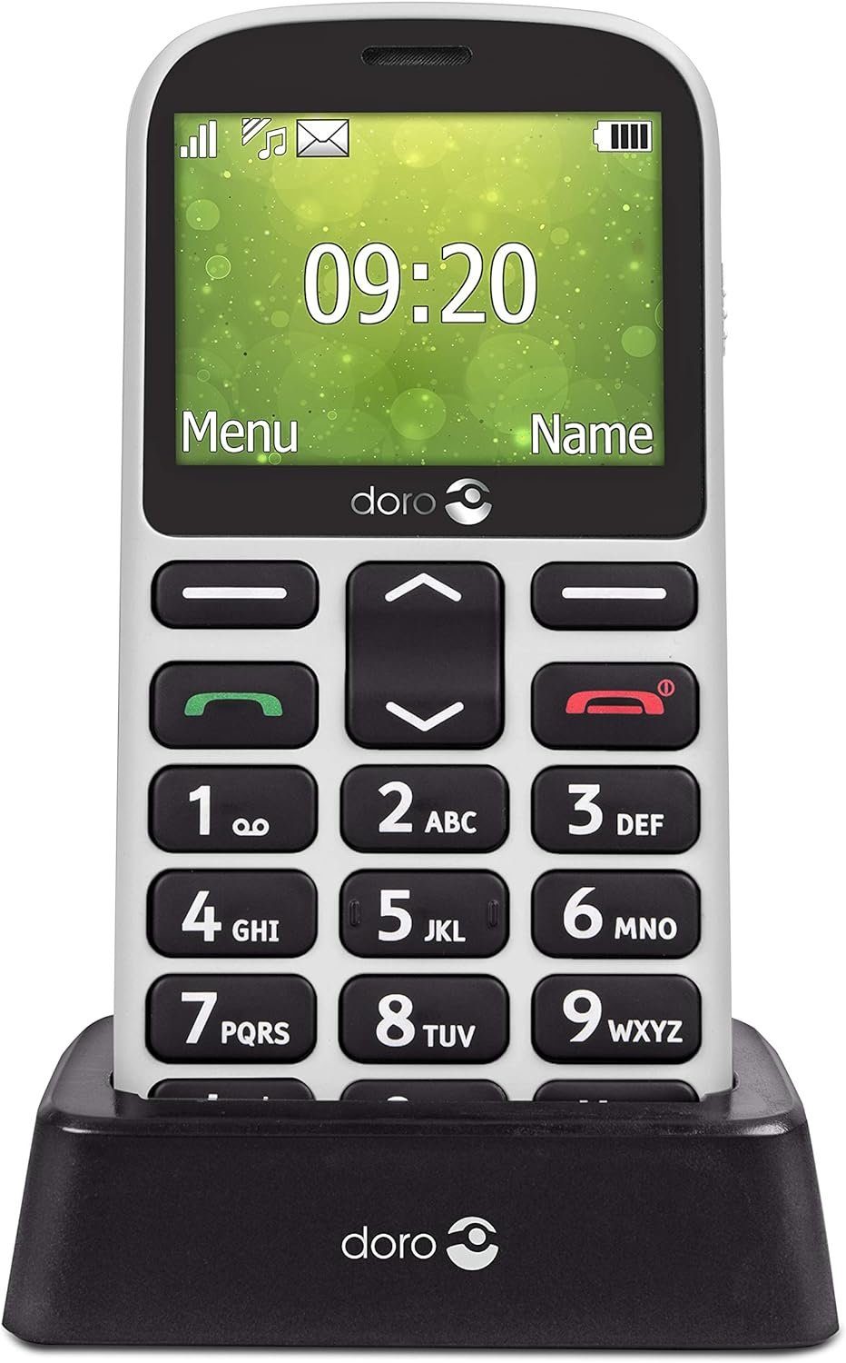 Doro 1360 Seniorenhandy (6,10 cm/2.4 Zoll, Notruftaste für zusätzliche  Sicherheit), Dual-SIM und großes 2,4