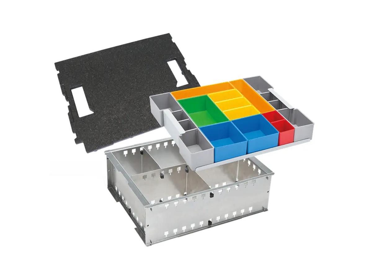 Sortimo® Werkzeugkoffer Trennblech-Set L-BOXX 238 H3, inkl. Insetboxenset H3 + Polster