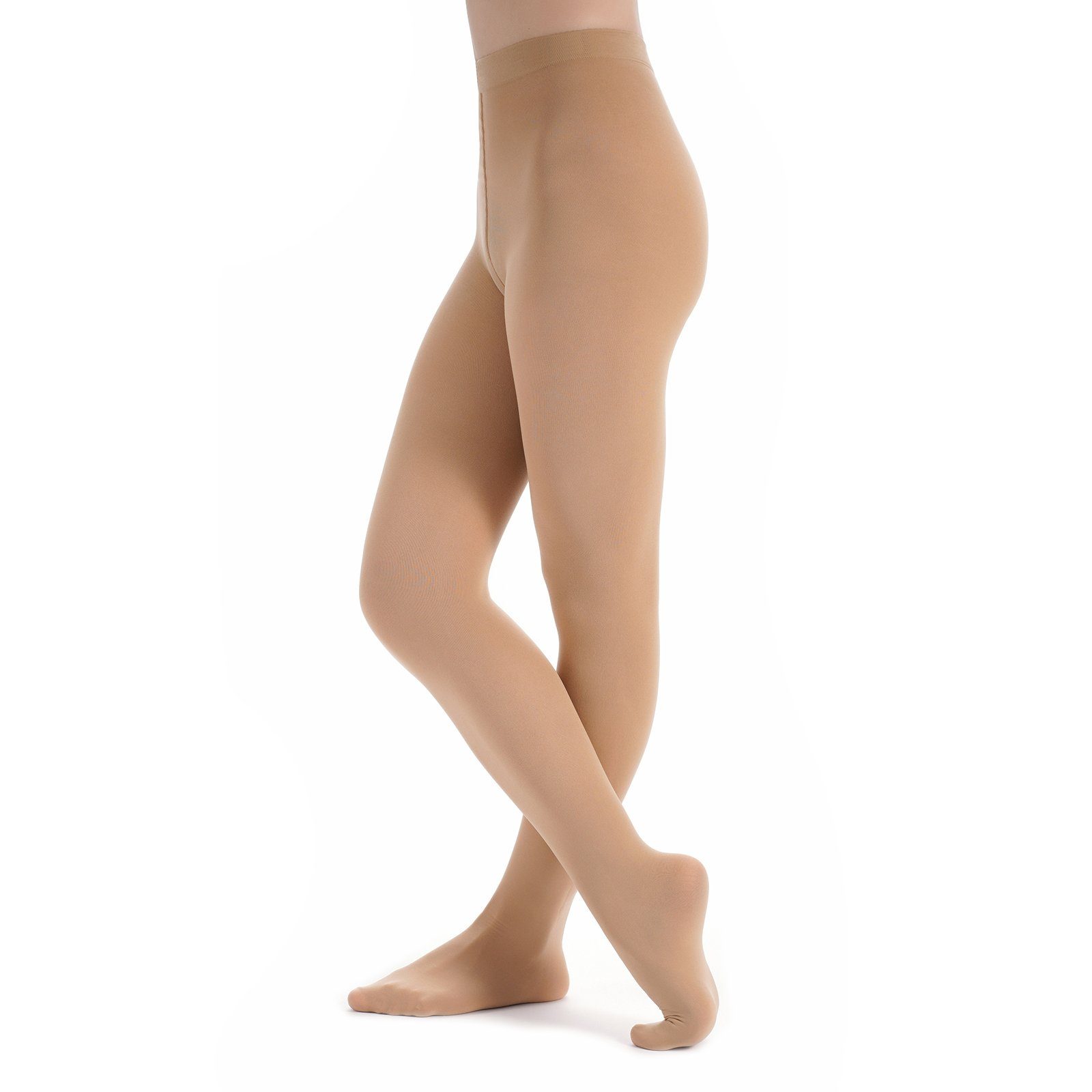 tanzmuster Strumpfhose Damen Ballettstrumpfhose Kira mit Fuß wunderbar weic günstig online kaufen