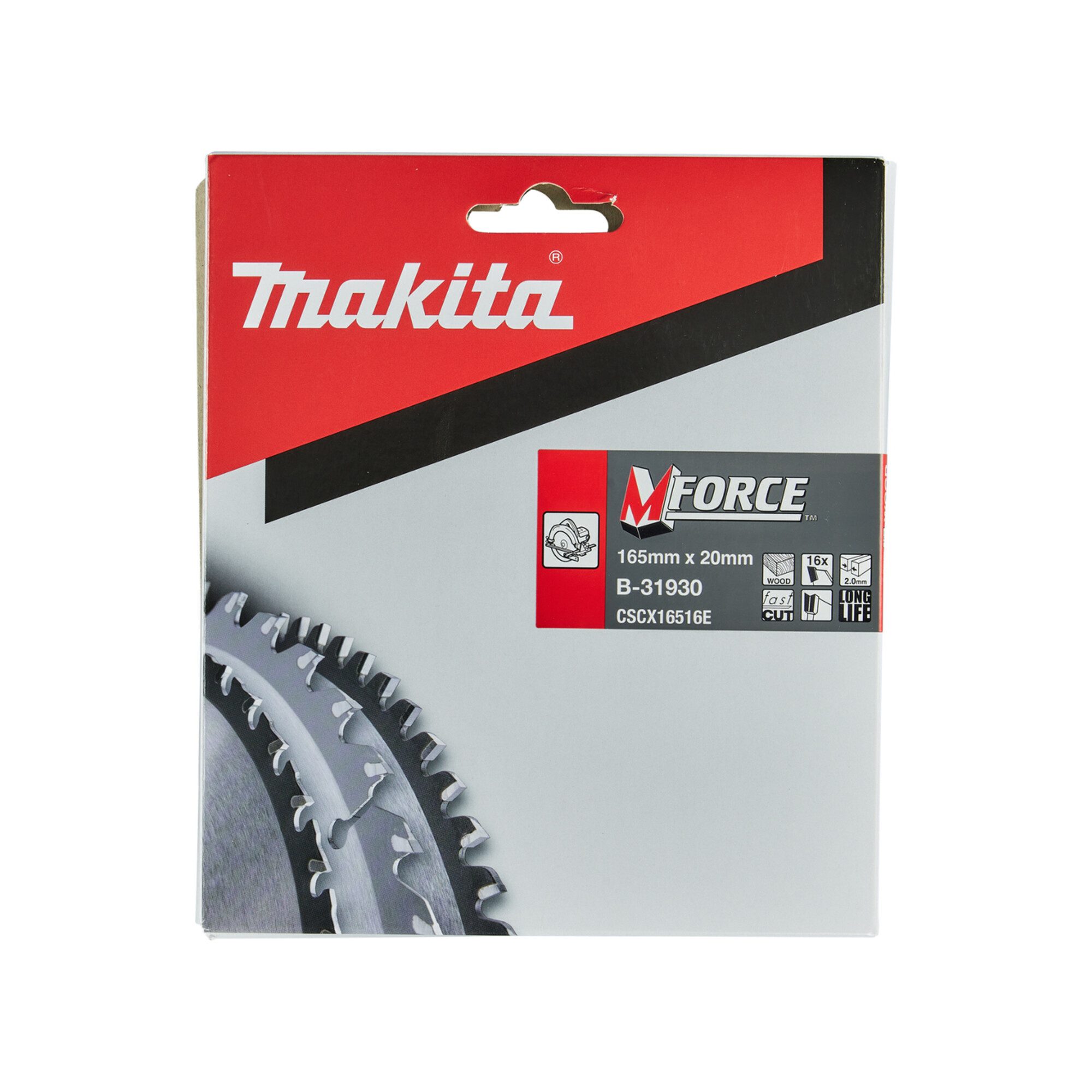 Makita Kreissägeblatt Makita Sägebblatt M-FORCE 165x20x16Z