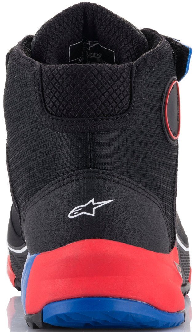 Honda CR-X Black/Red/Blue Motorradschuhe Alpinestars Motorradstiefel Drystar