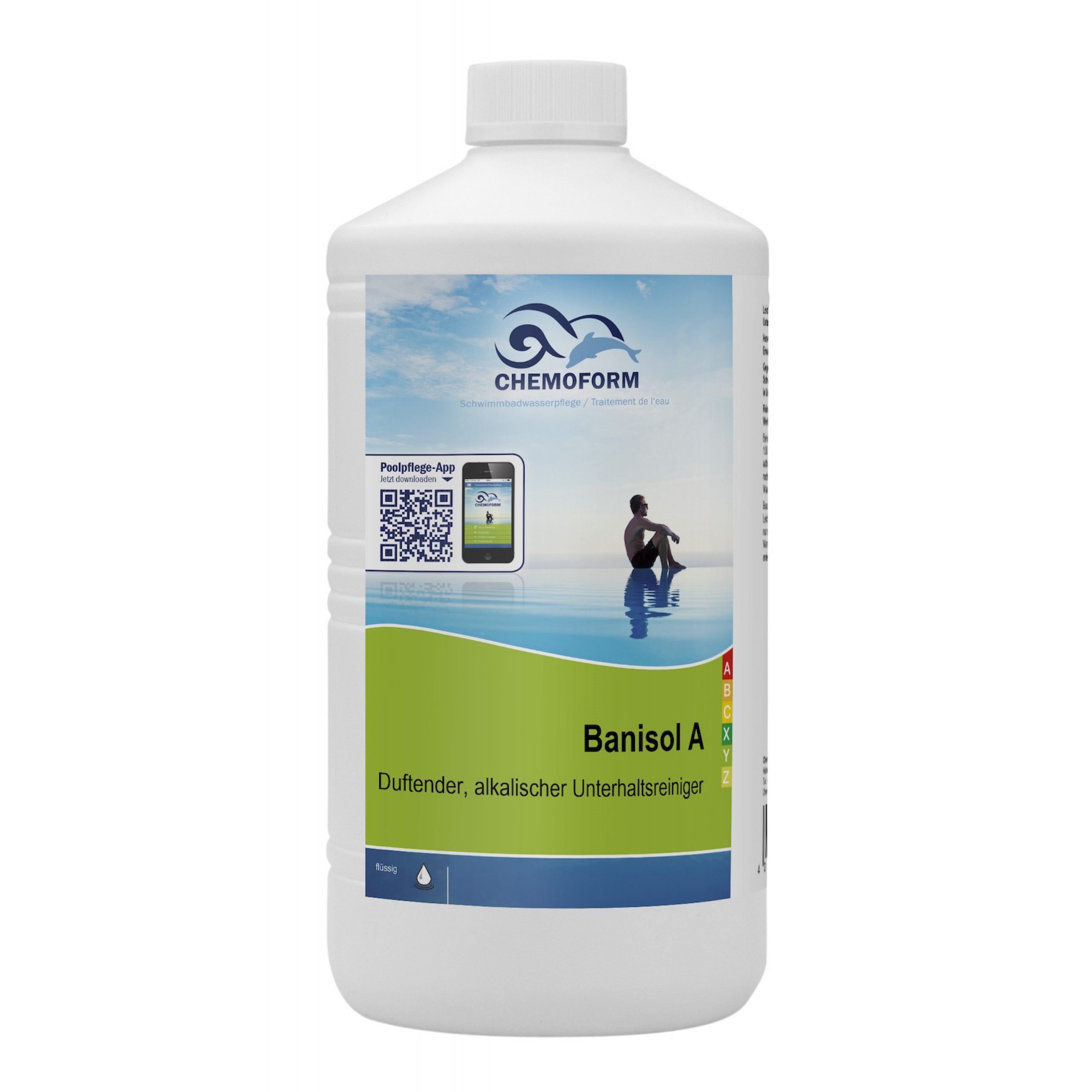 Chemoform Poolpflege Chemoform Banisol A 1 l alkalischer Unterhaltsreiniger für Pools