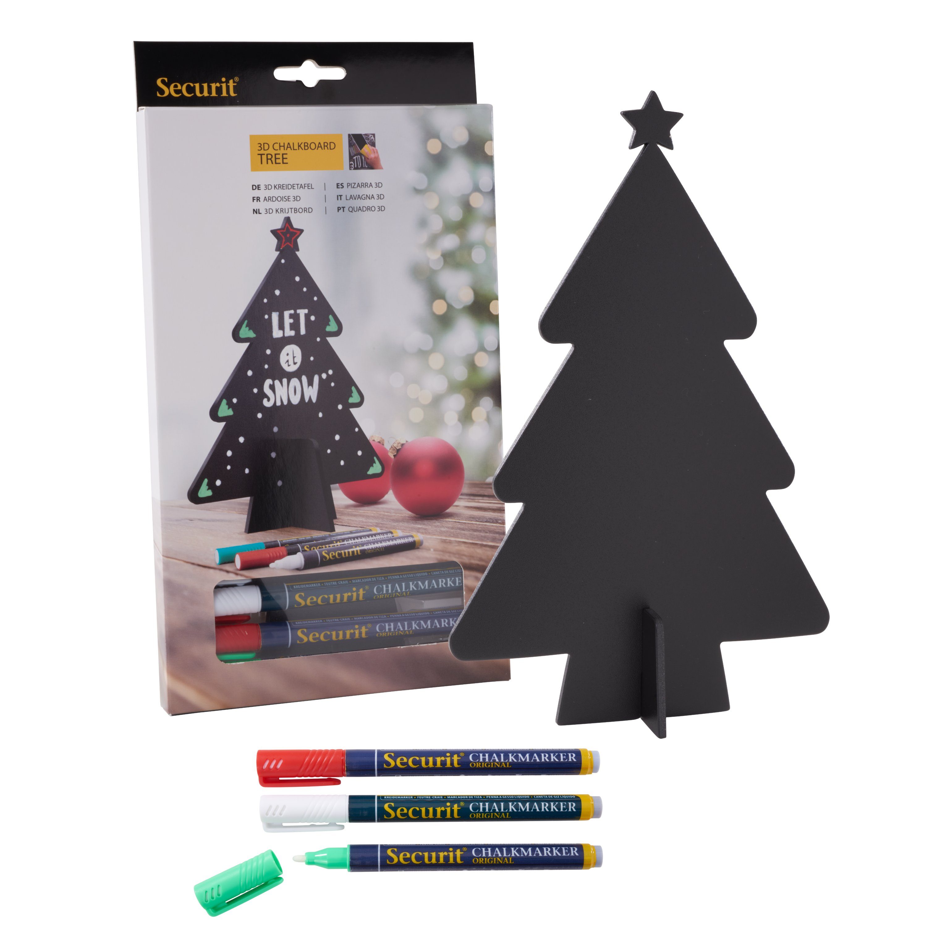 Securit Tafel Tannenbaum, 14 cm x 22 cm