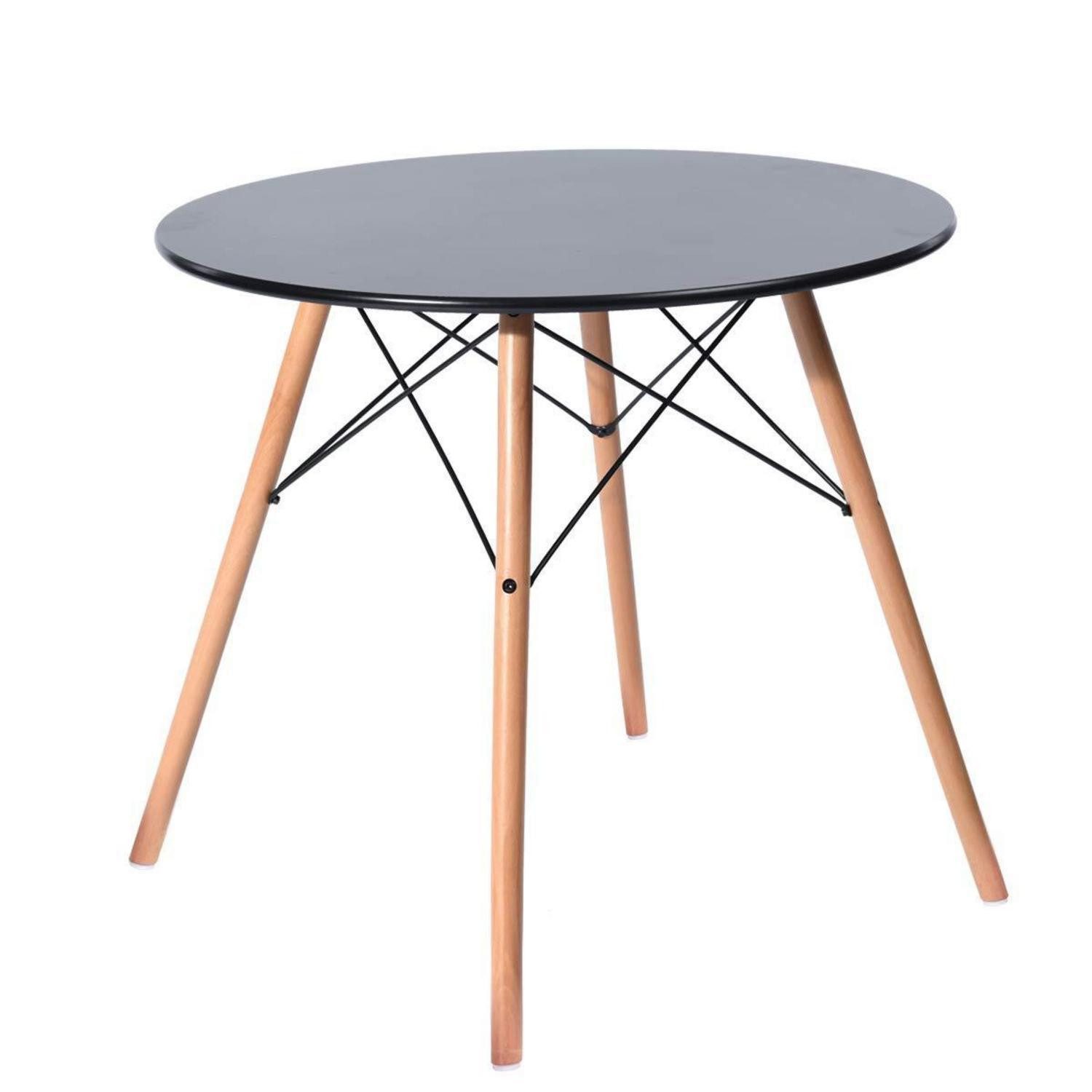 LuxusKollektion Esstisch Esstisch rund 80x80x75 cm für 2-4 Personen skandinavisches Design (1-St)