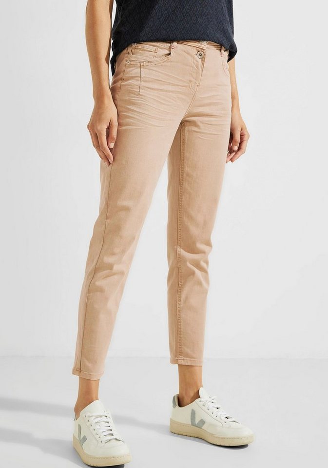 Cecil Slim-fit-Jeans im Style Toronto, Klassische Taschen und  Reißverschluss mit zwei Knöpfen
