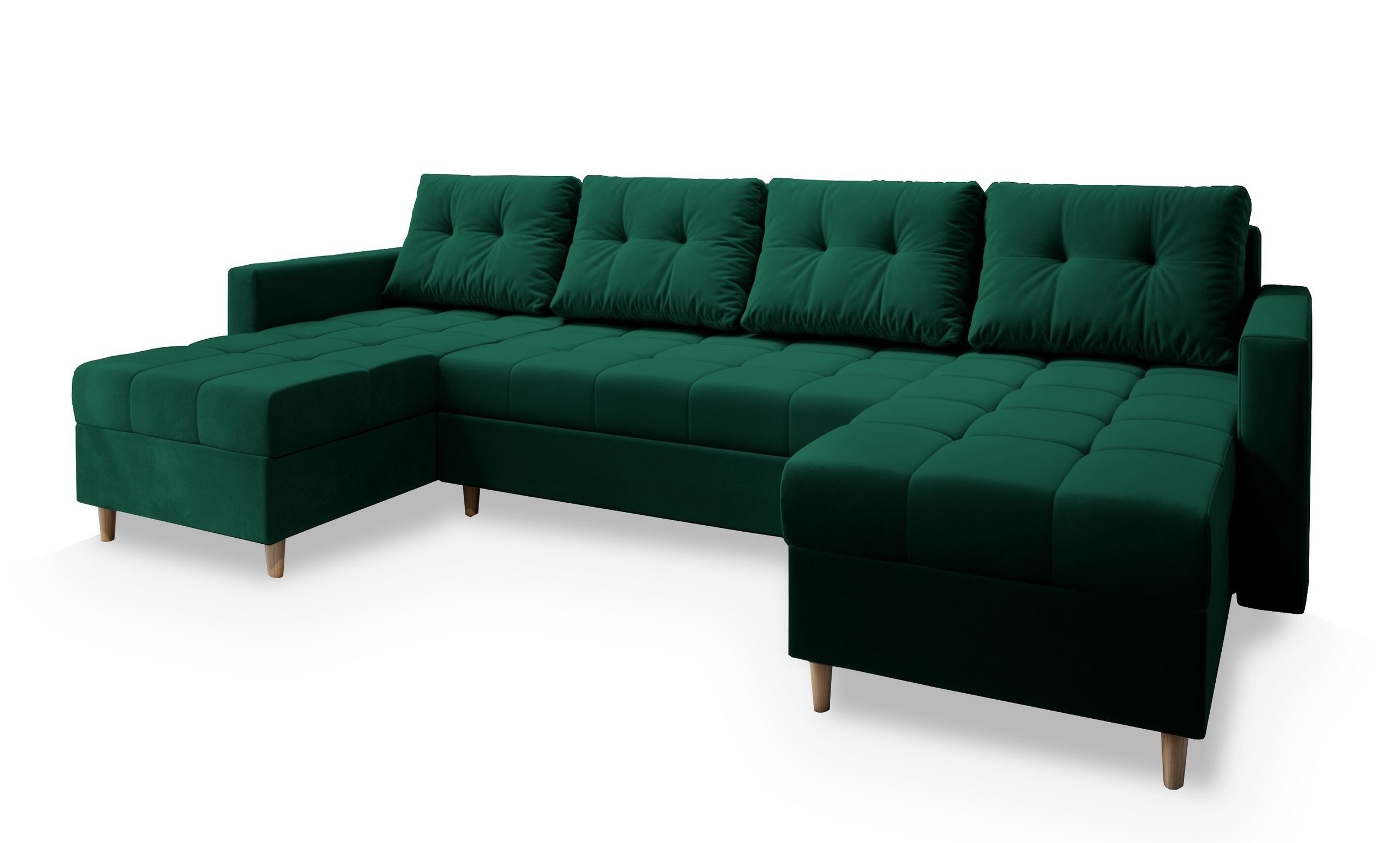 Masseno Ecksofa MILO mit Schlaffunktion U-Form, günstig online kaufen