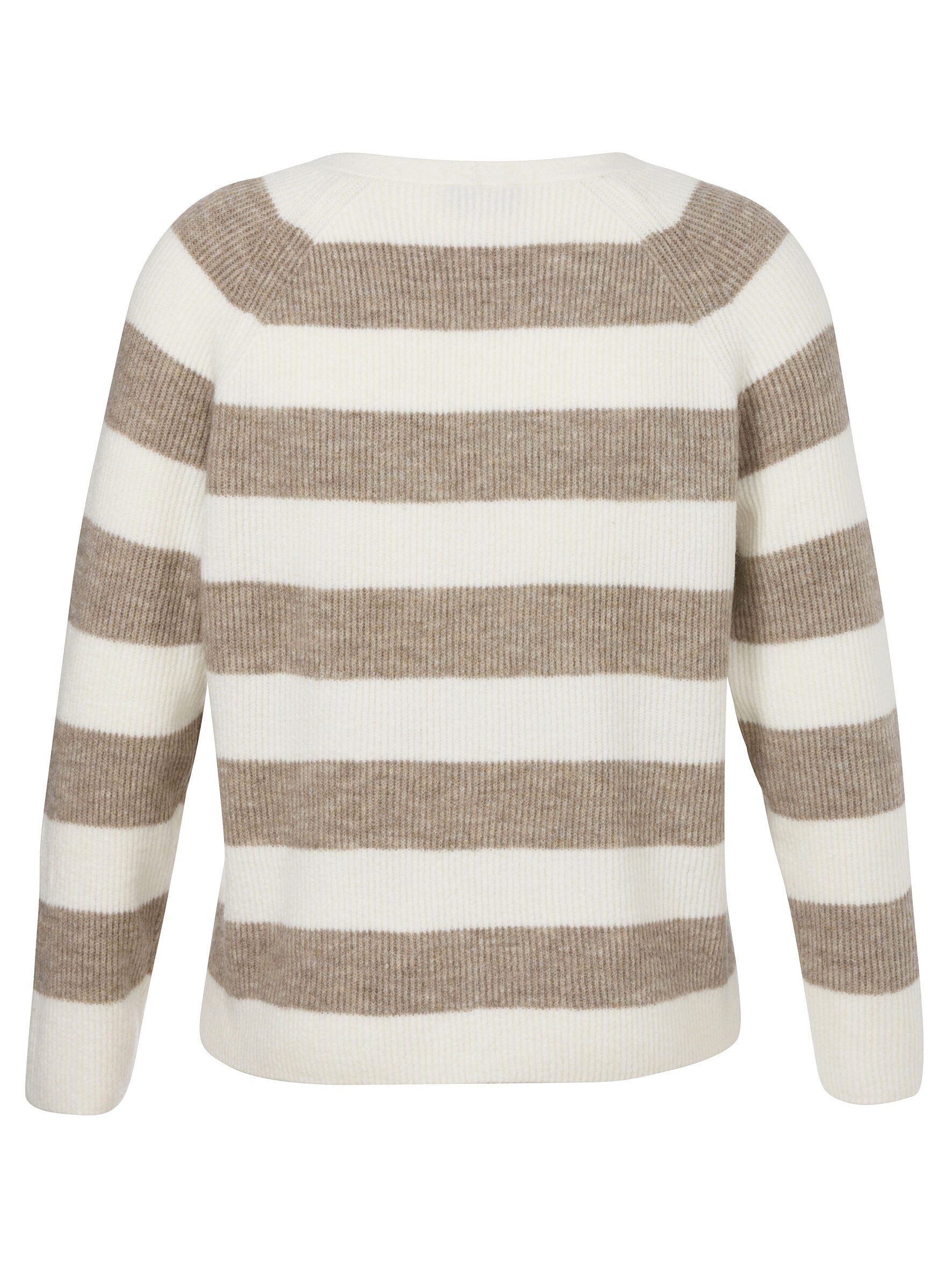 VIA APPIA DUE Strickjacke aus hochwertigem Materialmix günstig online kaufen