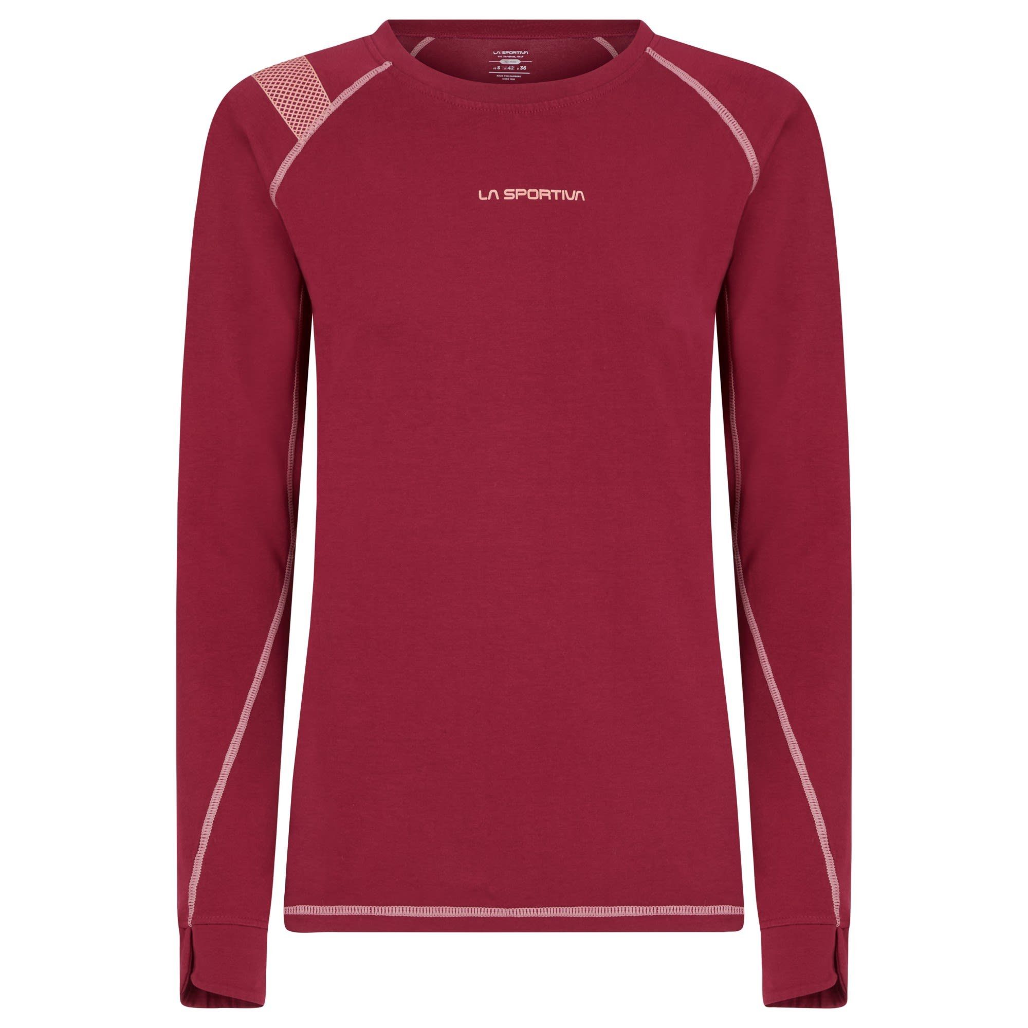 La Sportiva Langarmshirt La Sportiva Plum Long Damen Futura Sleeve Red W