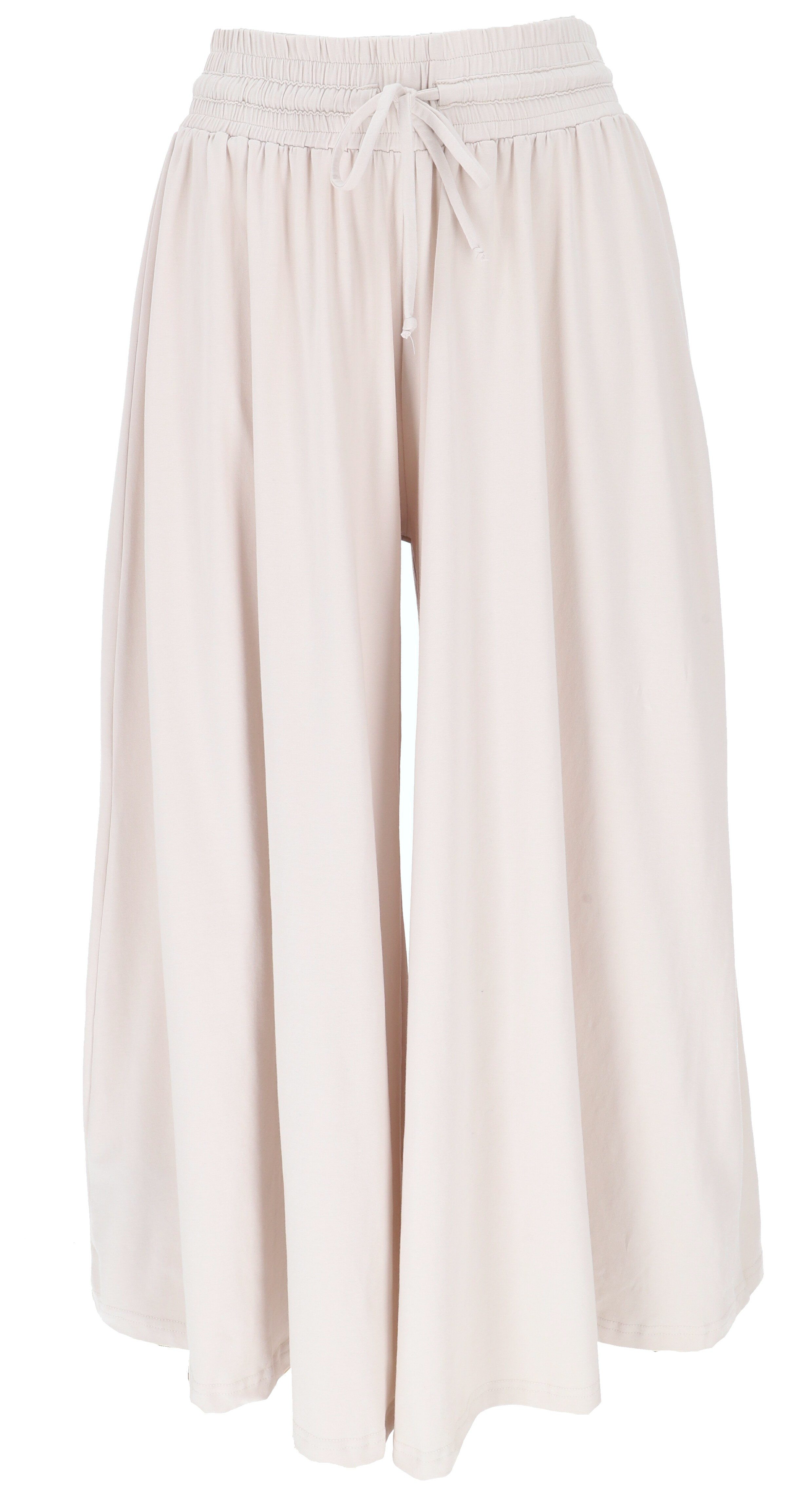 Relaxhose Weite Palazzohose aus Bio-Baumwolle,..