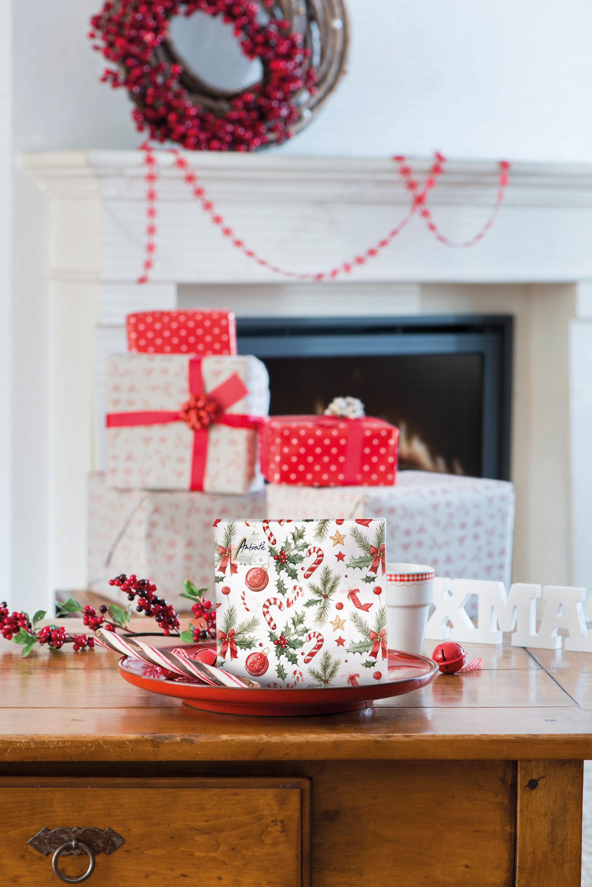 Ambiente® Tischläufer Christmas elements (1-tlg, 1-teilig), günstig online kaufen