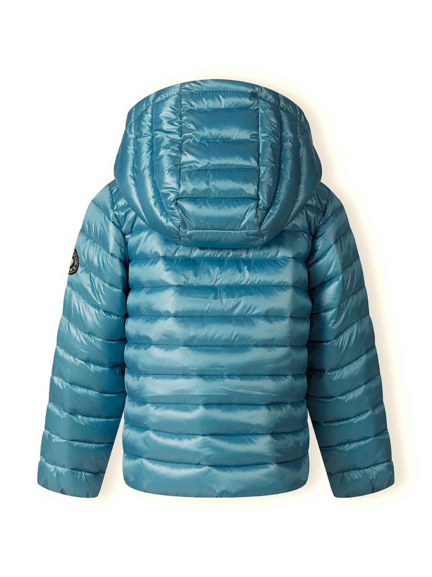 MINOTI Winterjacke Steppjacke mit Kapuze, im Metallic-Look Metallic-Look, trendiger Aufnäher, feste Kapuze