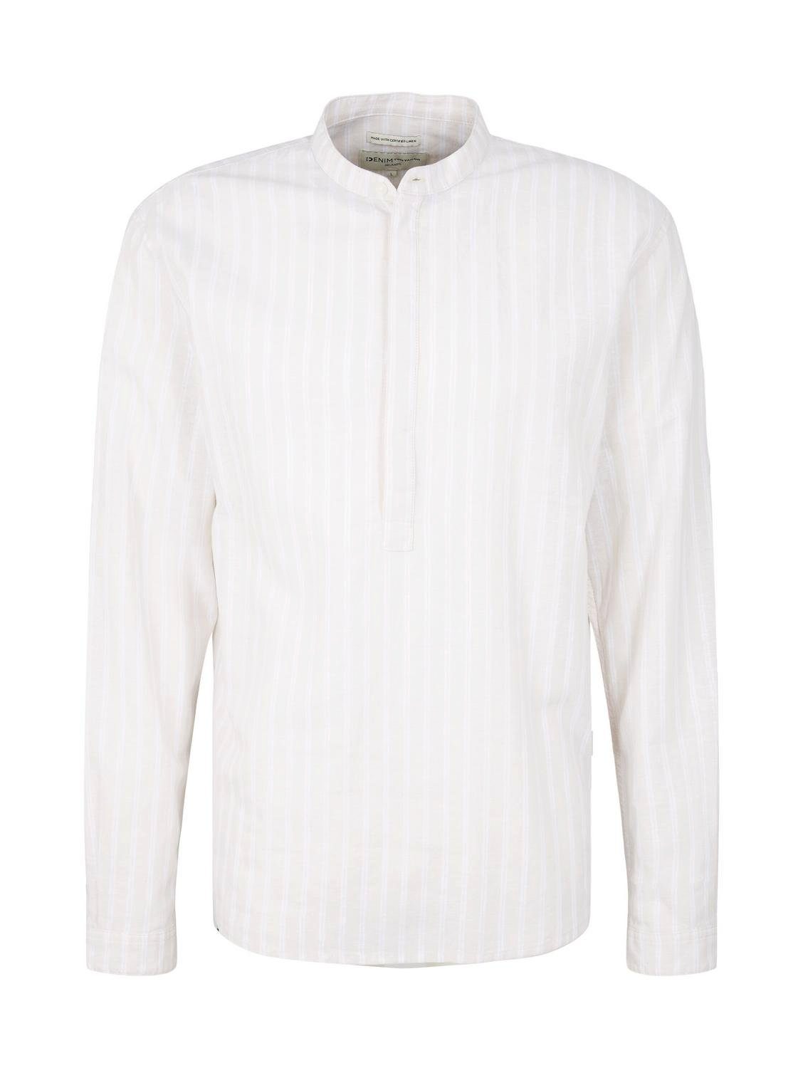 TOM TAILOR Denim T-Shirt relaxed cotton linen tunic