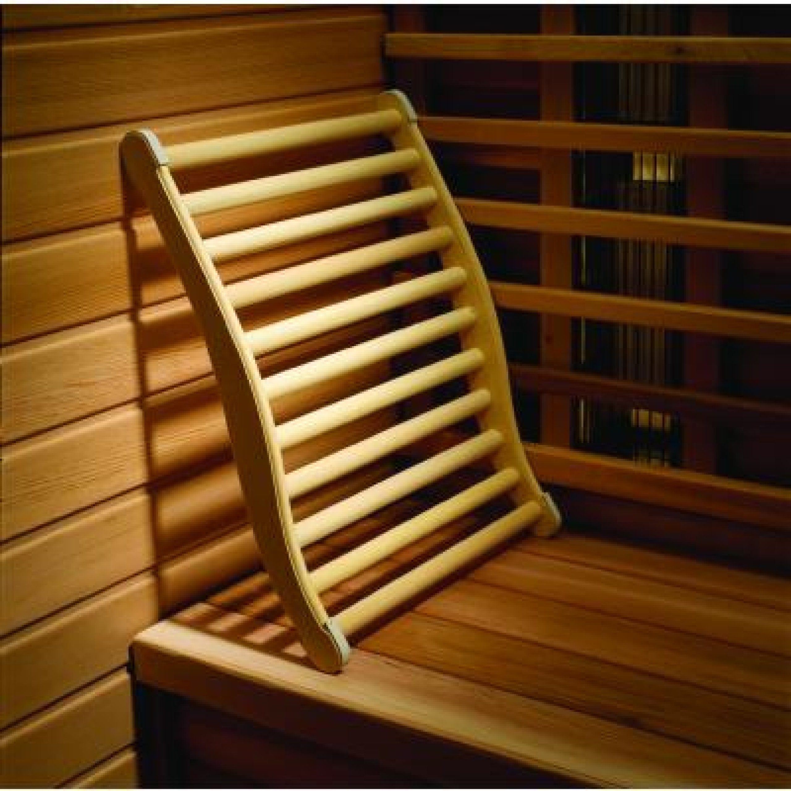 Infraworld Sauna-Rückenlehne Infraworld Ergonomische Rückenlehne Pappel für Saunakabine